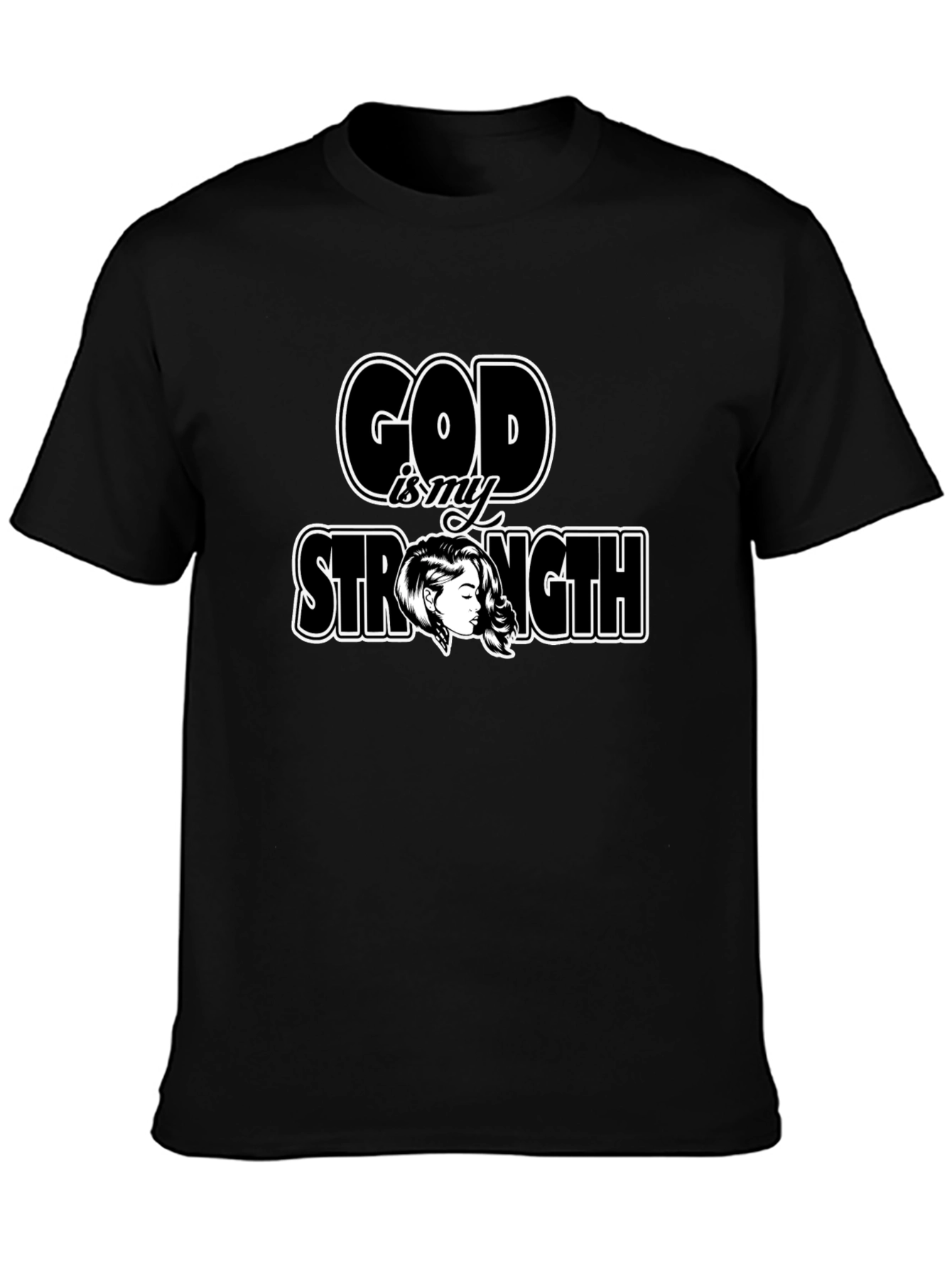 God is My Strength Graphic T-Shirt