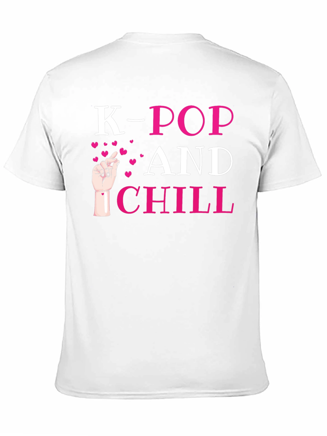 K-Pop and Chill Black T-Shirt