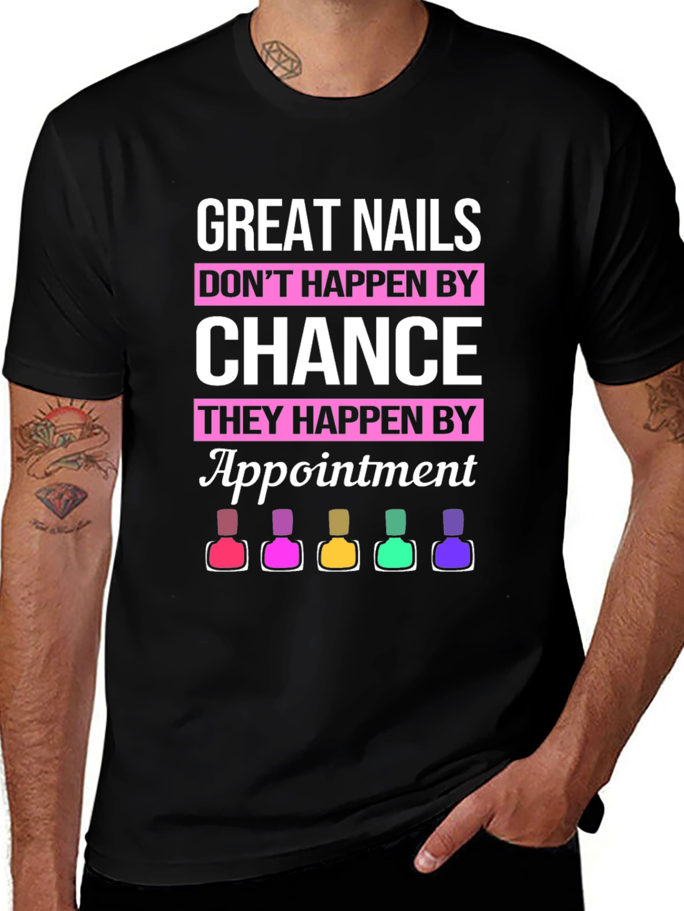 Great Nails Appointment T-Shirt - Manicure Design