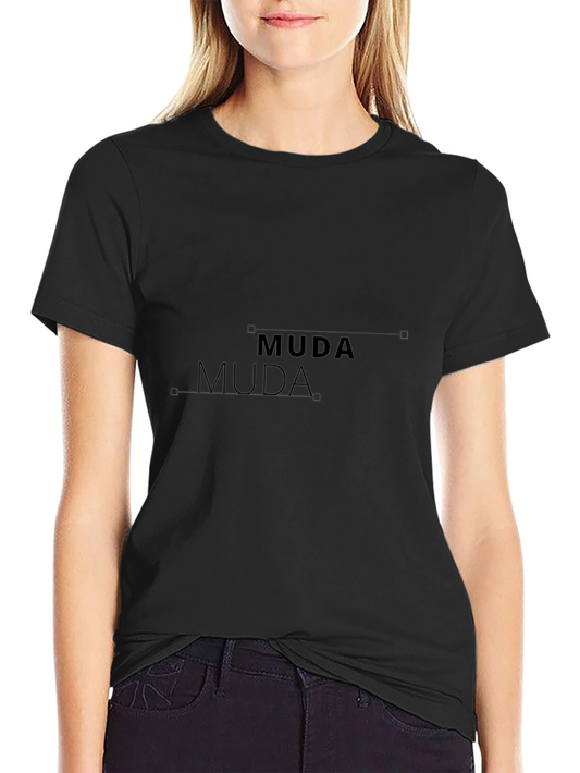 Muda Muda Graphic Tee - Black Cotton Comfort Fit