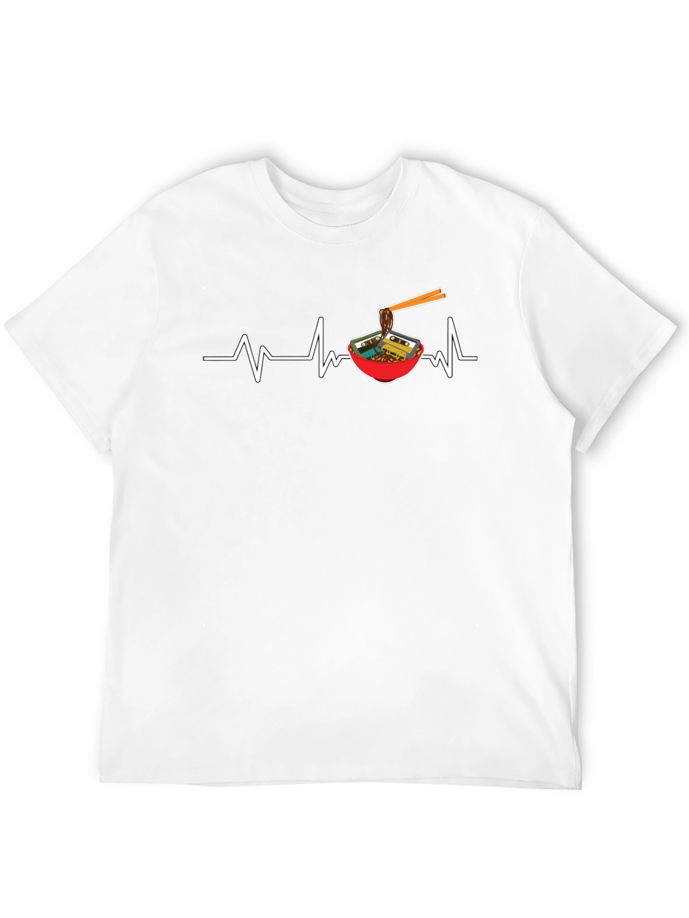 Ramen Heartbeat Graphic Tee