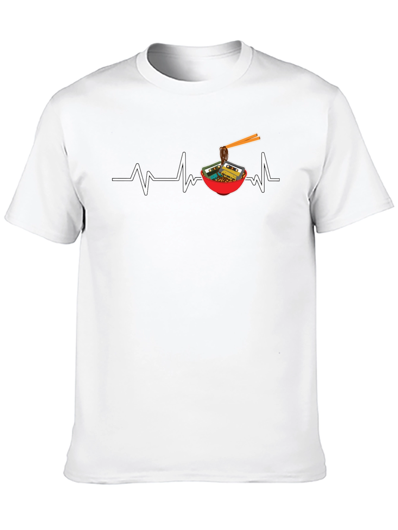 Ramen Heartbeat Graphic Tee