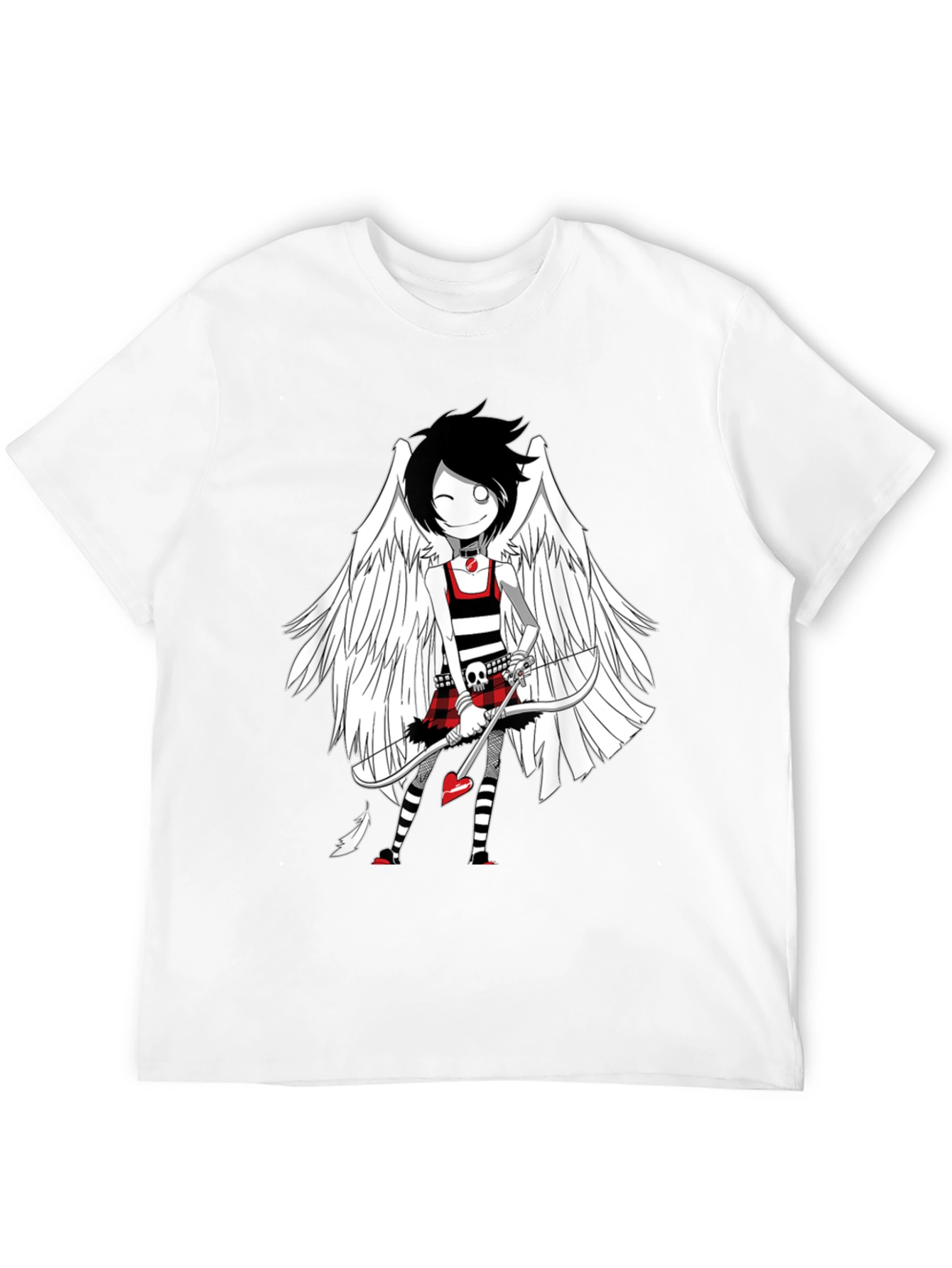 Emo Cupid T-Shirt - Unique Graphic Tee