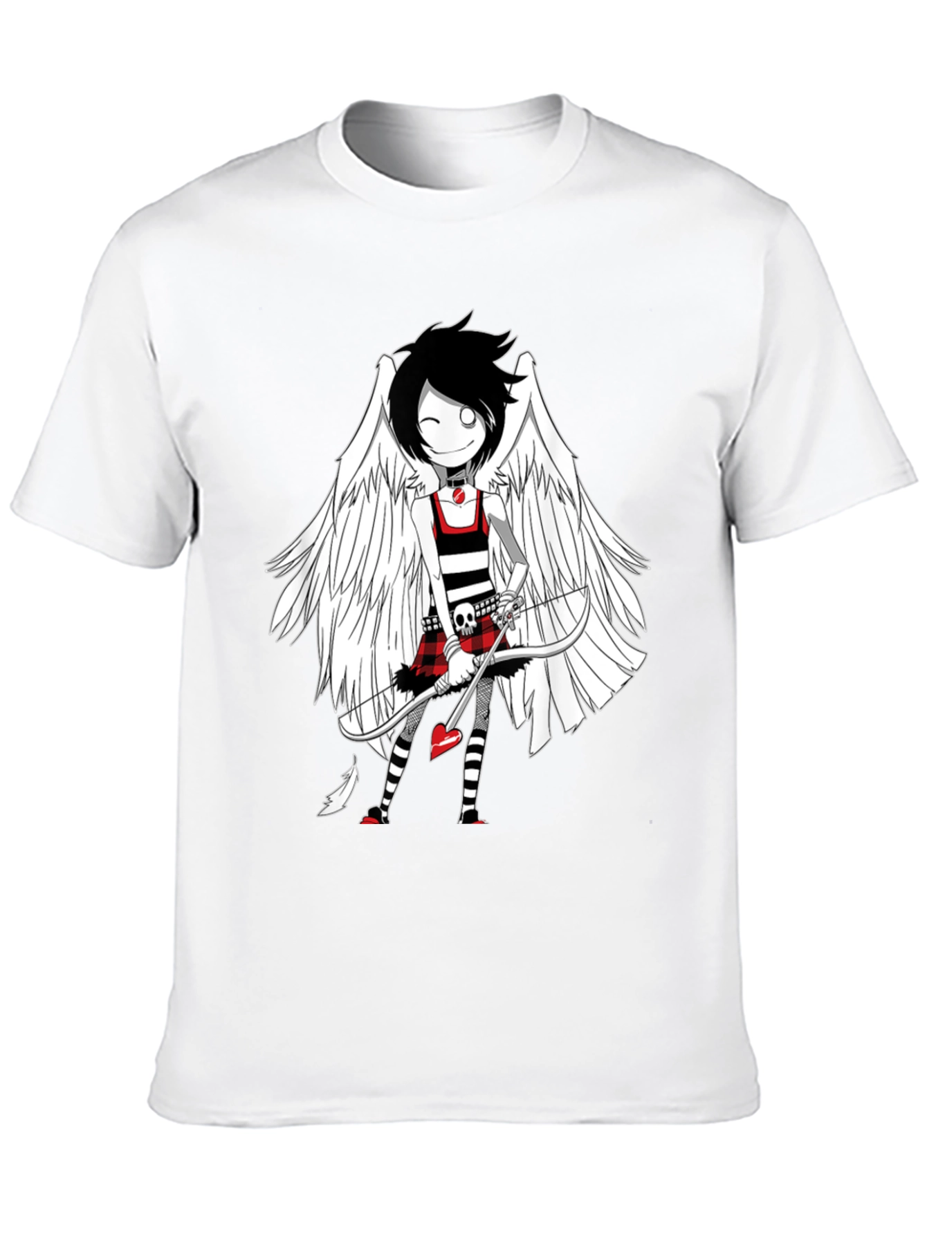 Emo Cupid T-Shirt - Unique Graphic Tee