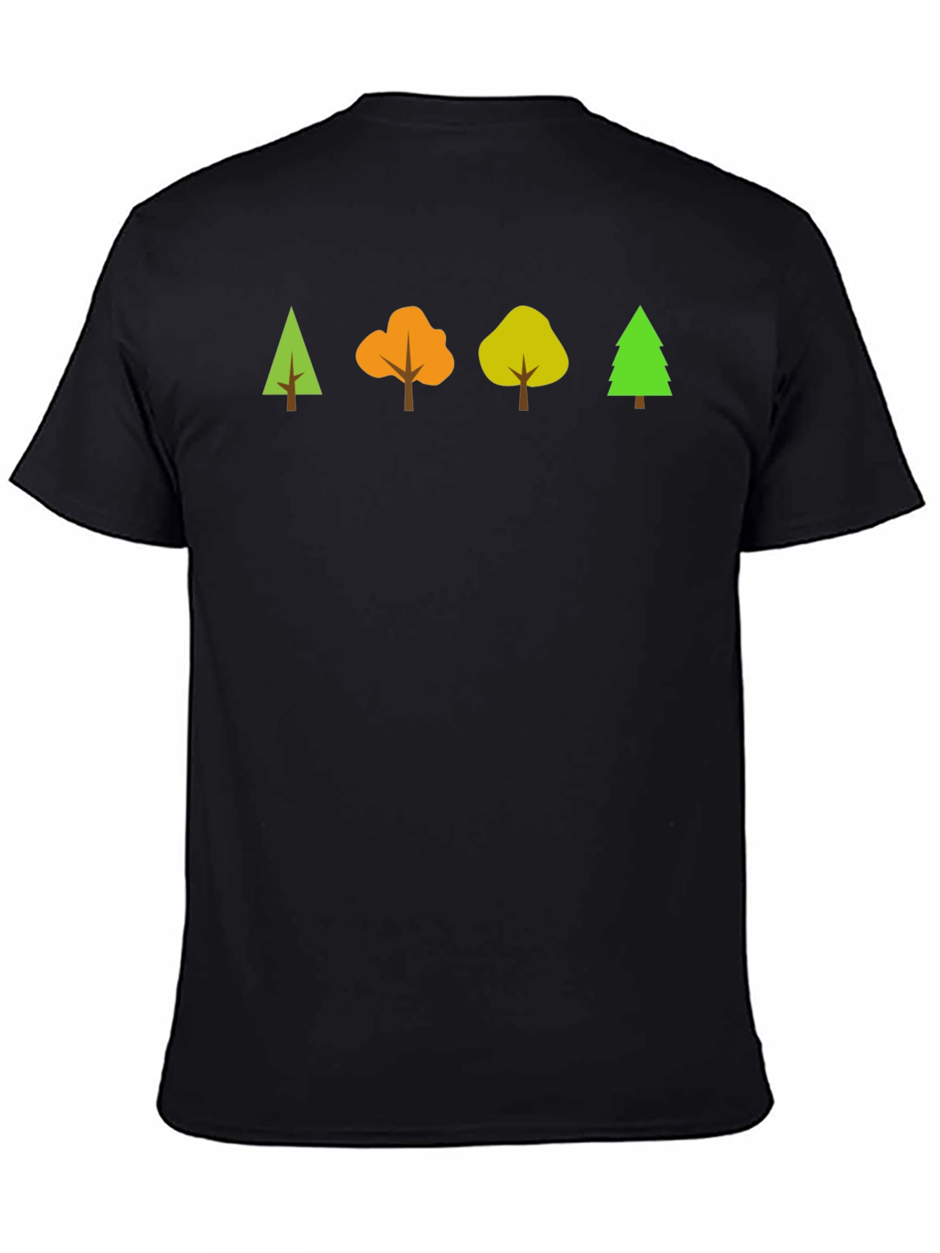 Nature Inspired Graphic Tee - Four Tree Design