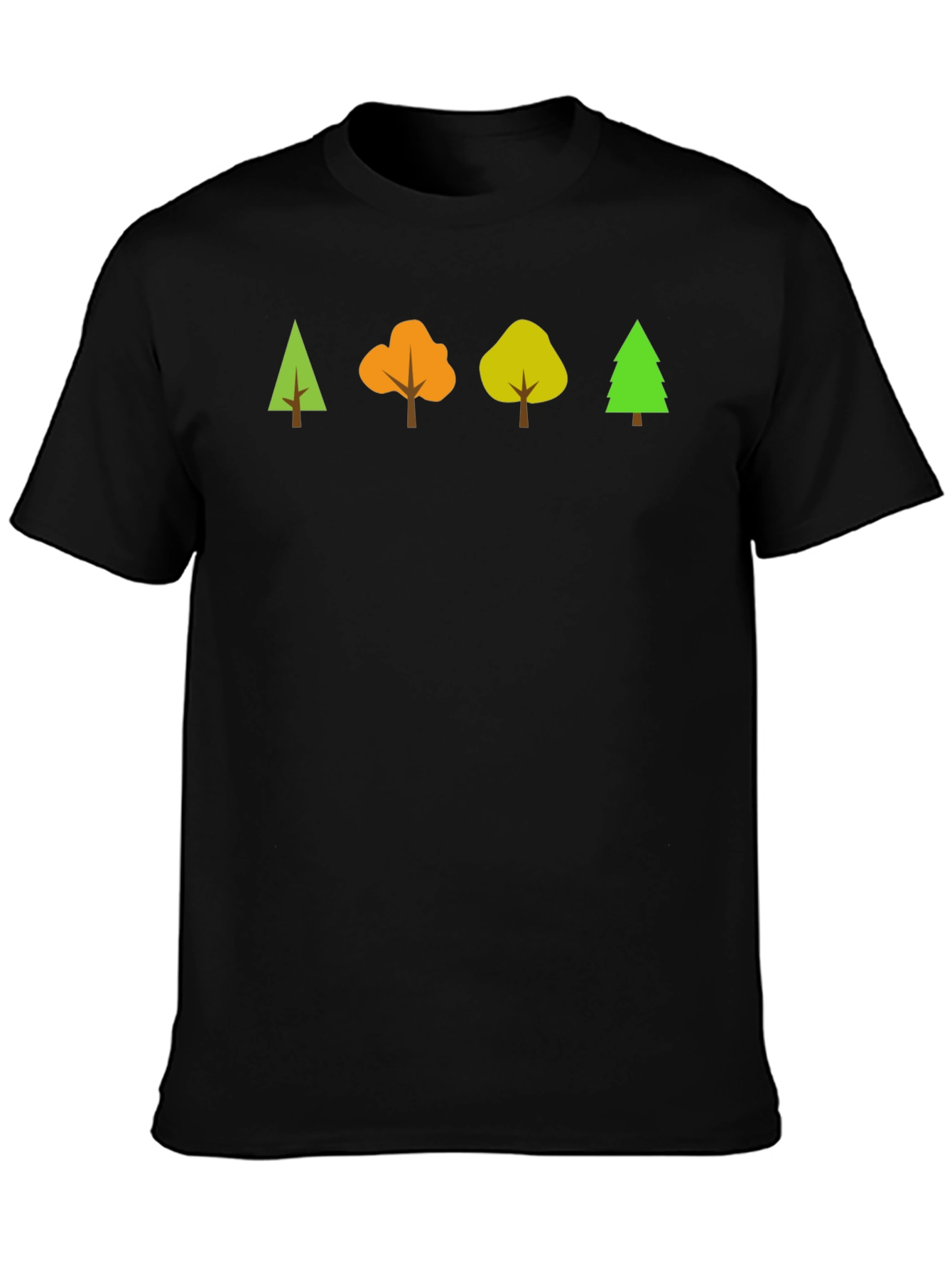 Nature Inspired Graphic Tee - Four Tree Design