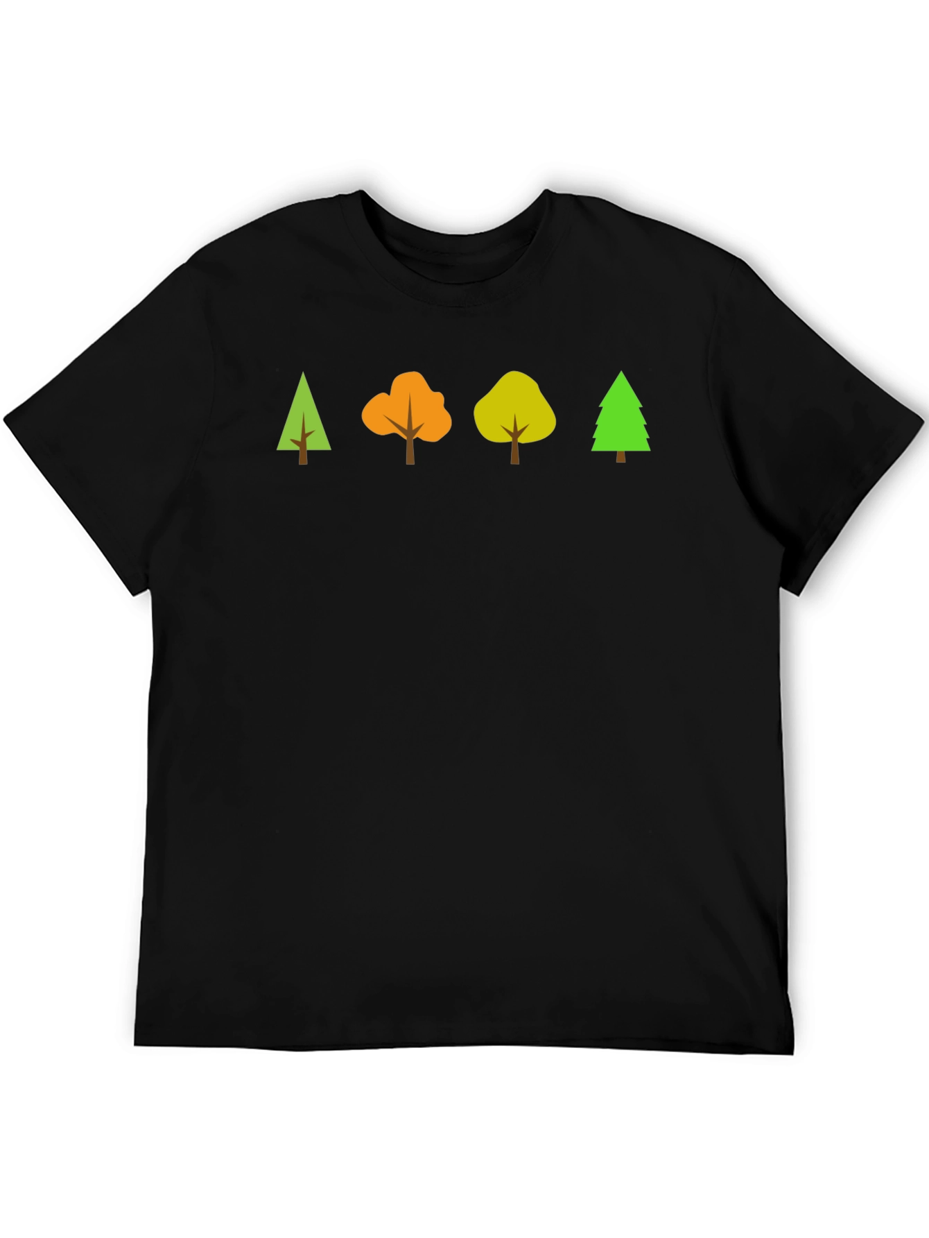 Nature Inspired Graphic Tee - Four Tree Design
