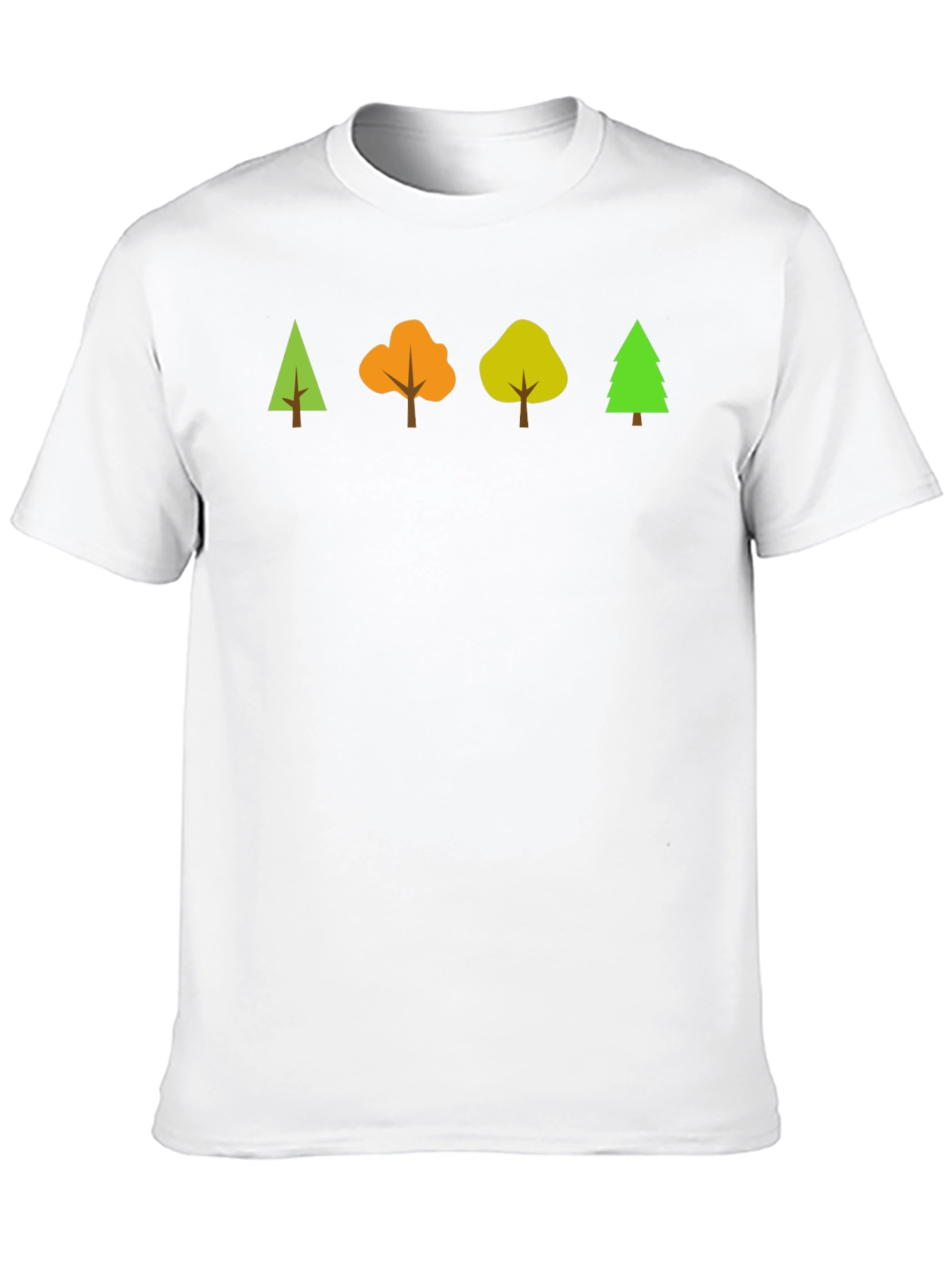 Nature Inspired Graphic Tee - Four Tree Design