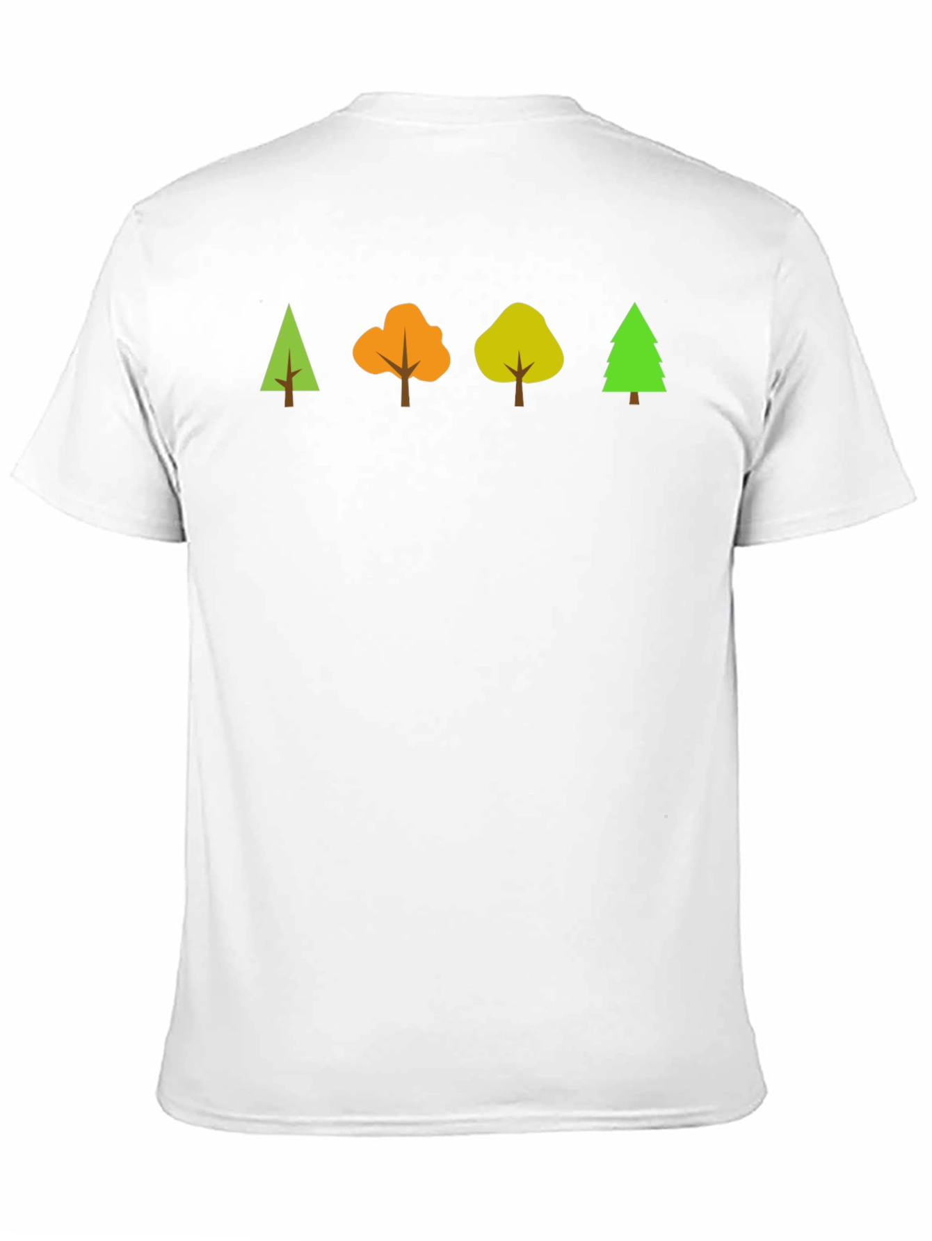Nature Inspired Graphic Tee - Four Tree Design