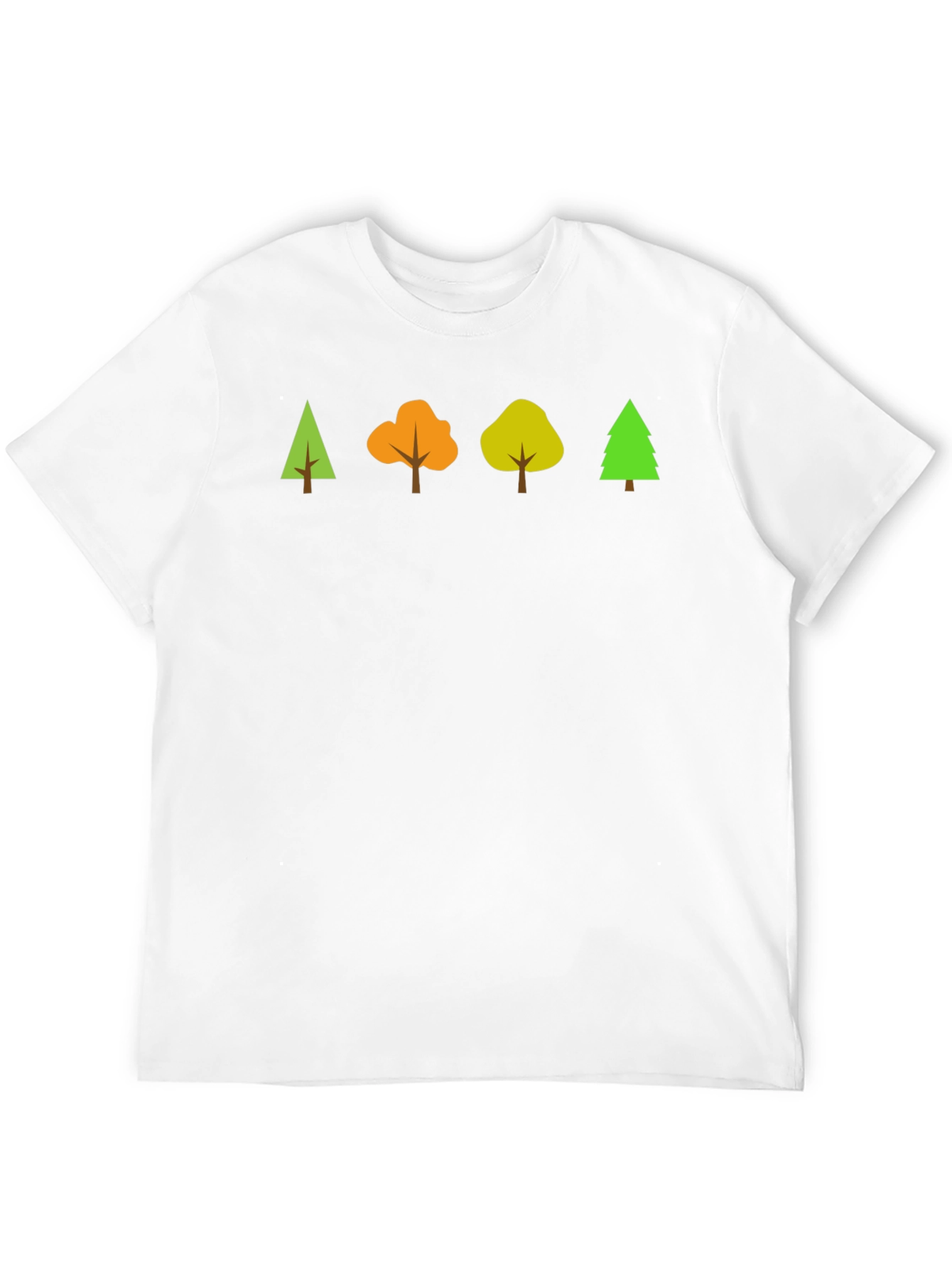 Nature Inspired Graphic Tee - Four Tree Design