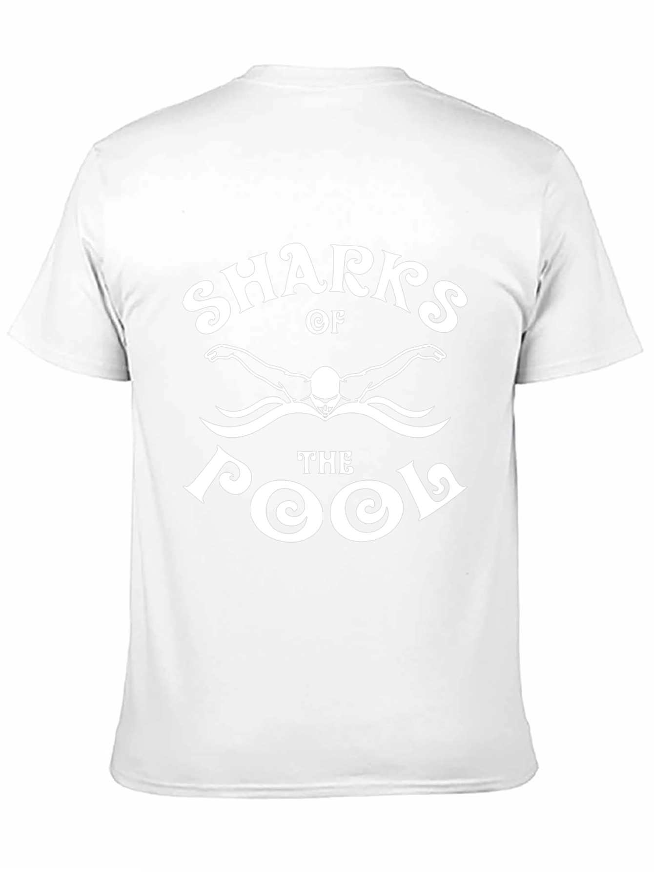 Sharks of the Pool Graphic T-Shirt Black