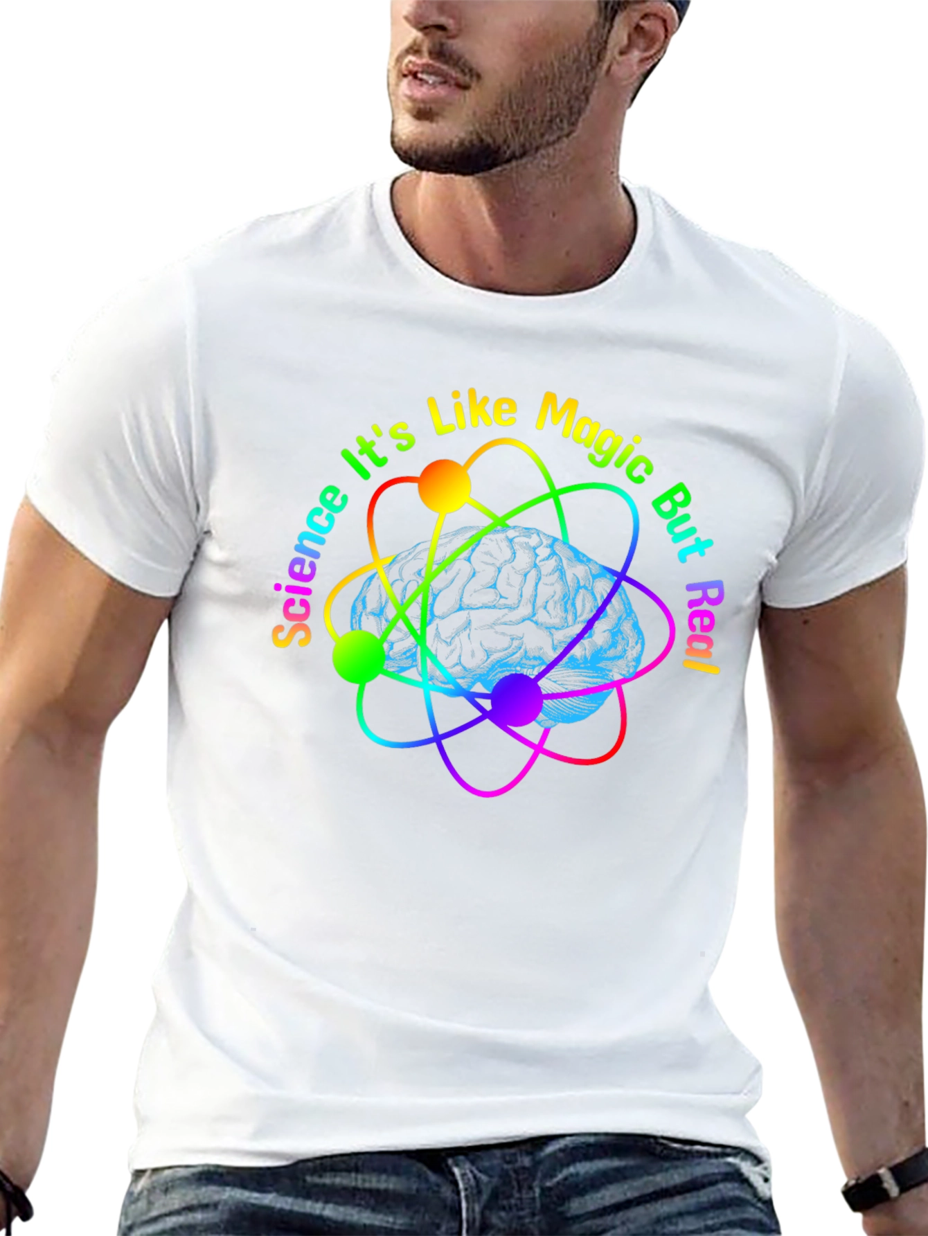 Science Its Like Magic Brain T-Shirt