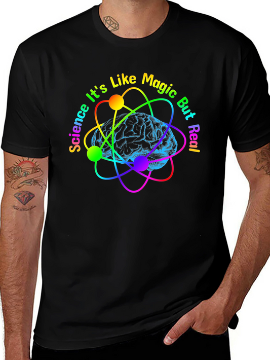 Science Its Like Magic Brain T-Shirt