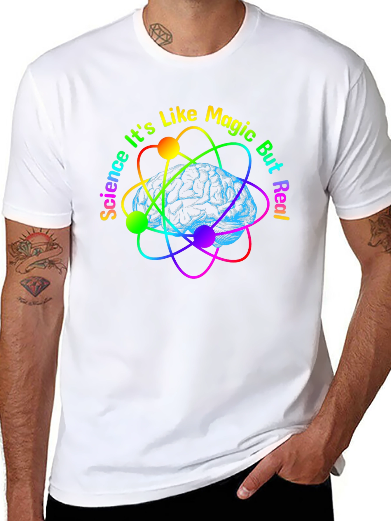Science Its Like Magic Brain T-Shirt