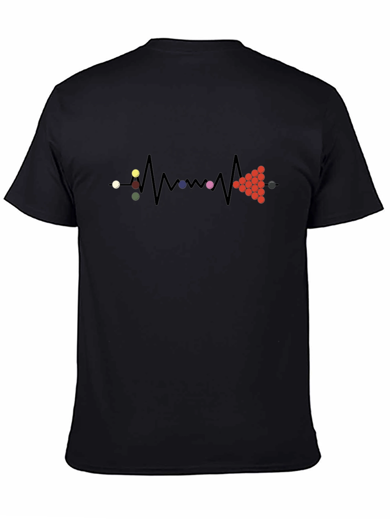 Snooker Heartbeat T-Shirt - Billiards Passion