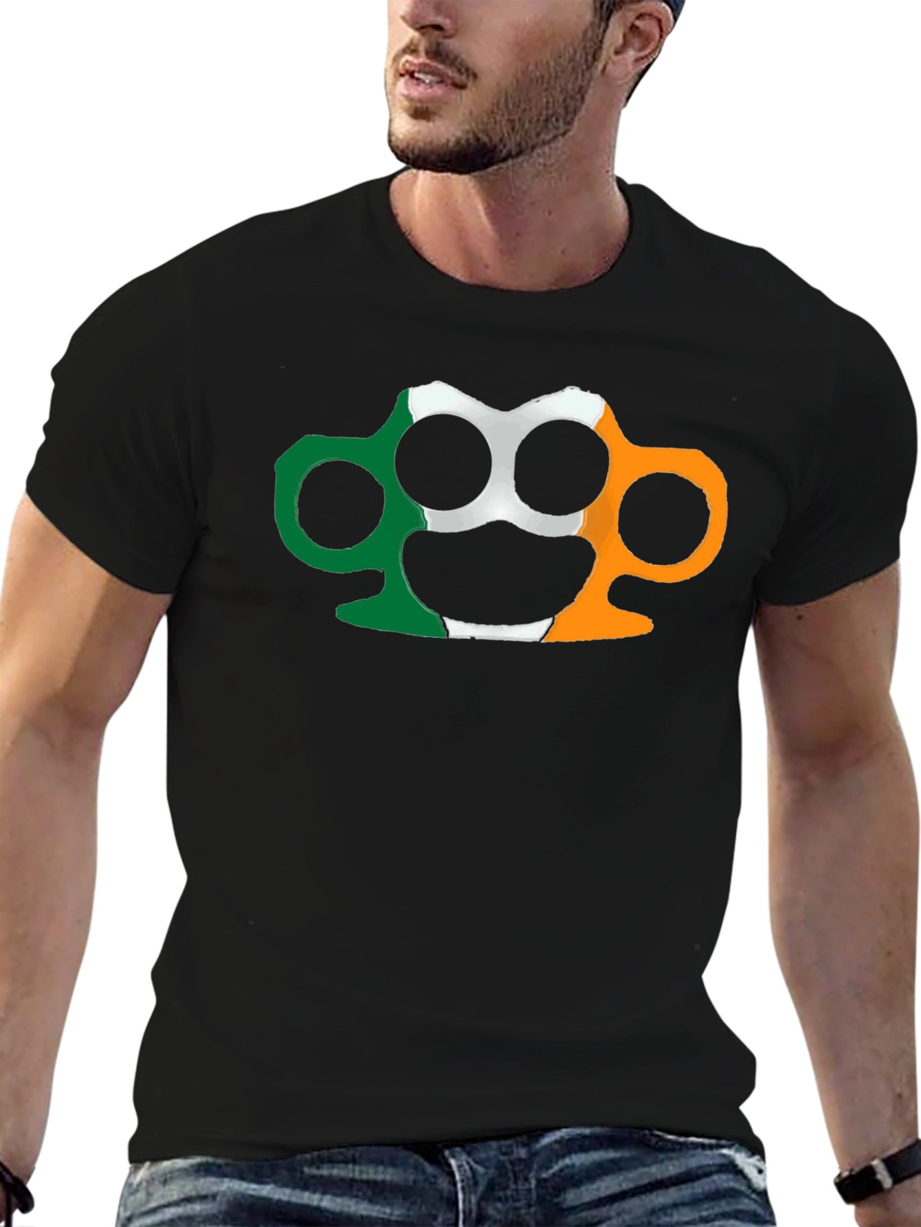Irish Flag Knuckle Duster Graphic Tee