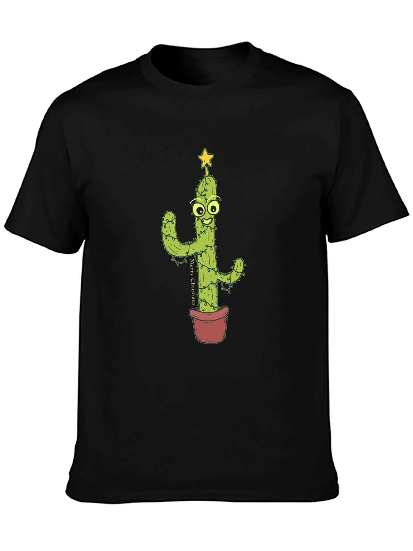 Festive Cactus Christmas Tee
