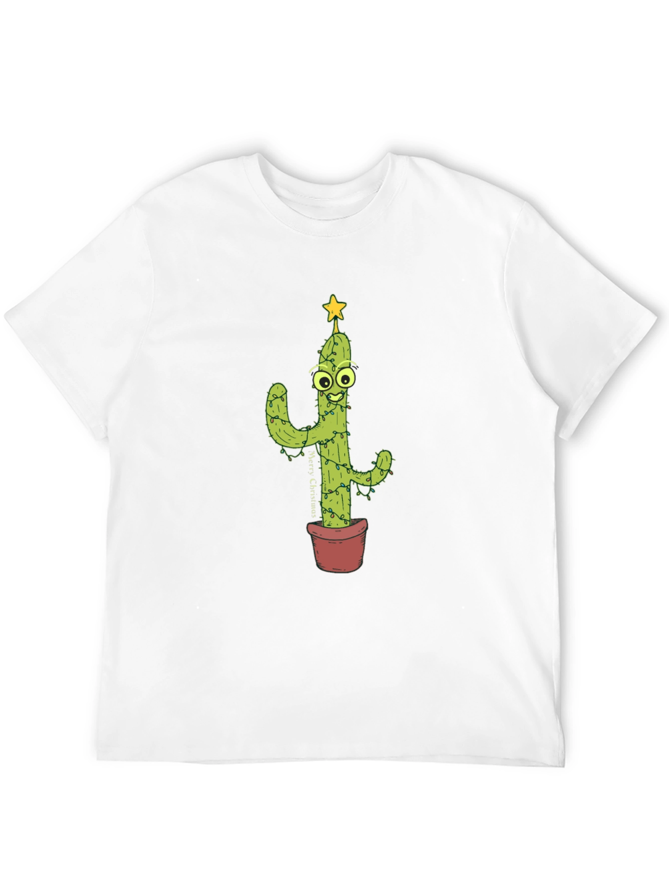 Festive Cactus Christmas Tee
