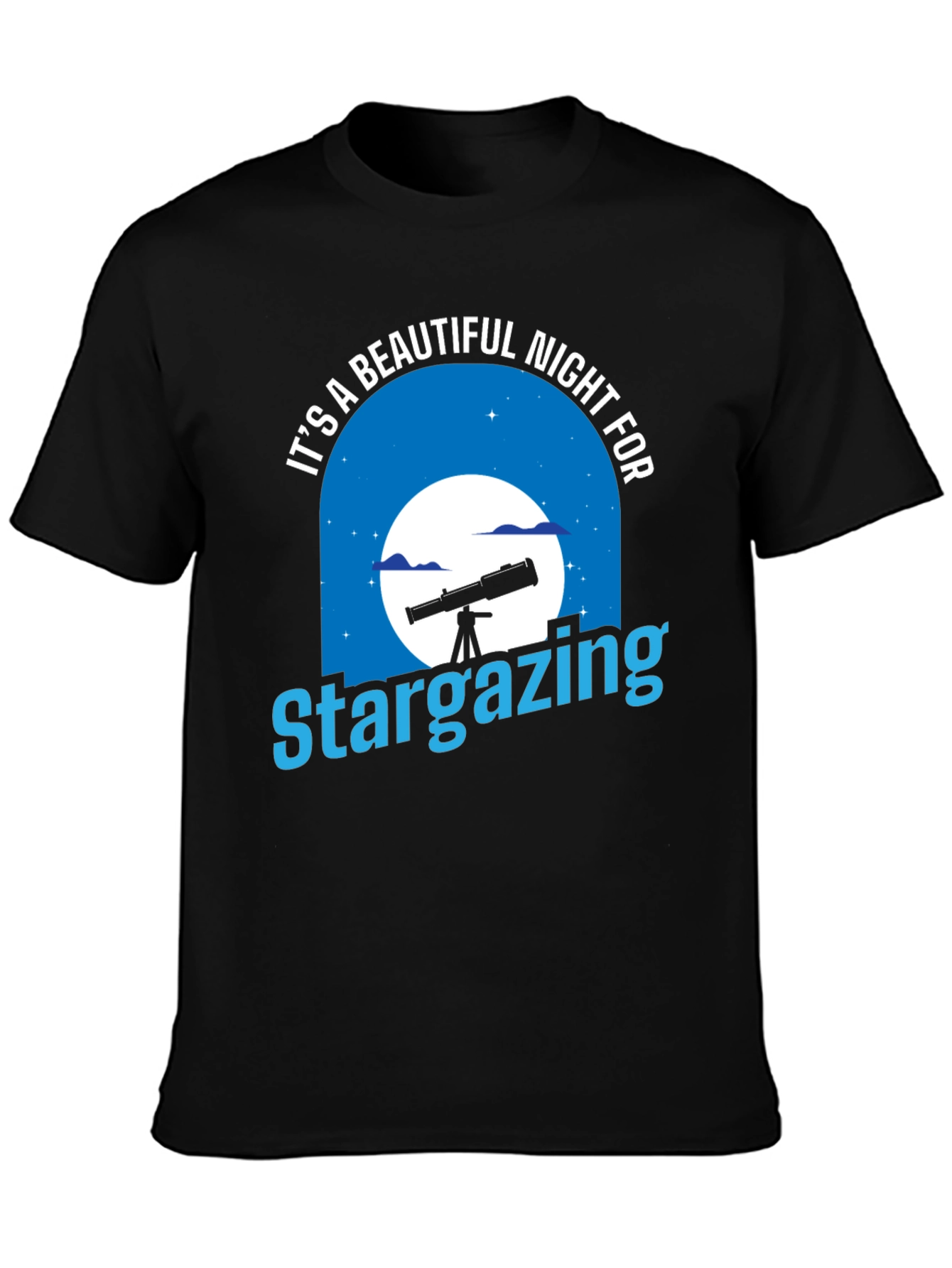 Stargazing Night Graphic T-Shirt