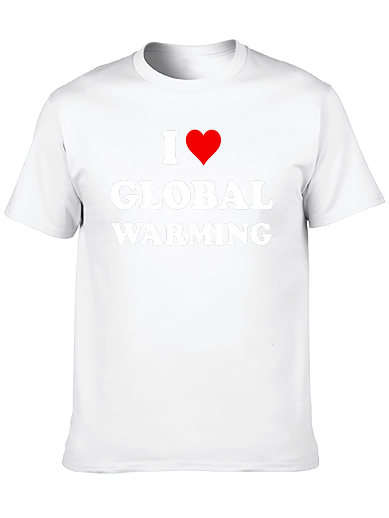I Heart Global Warming Black T-Shirt