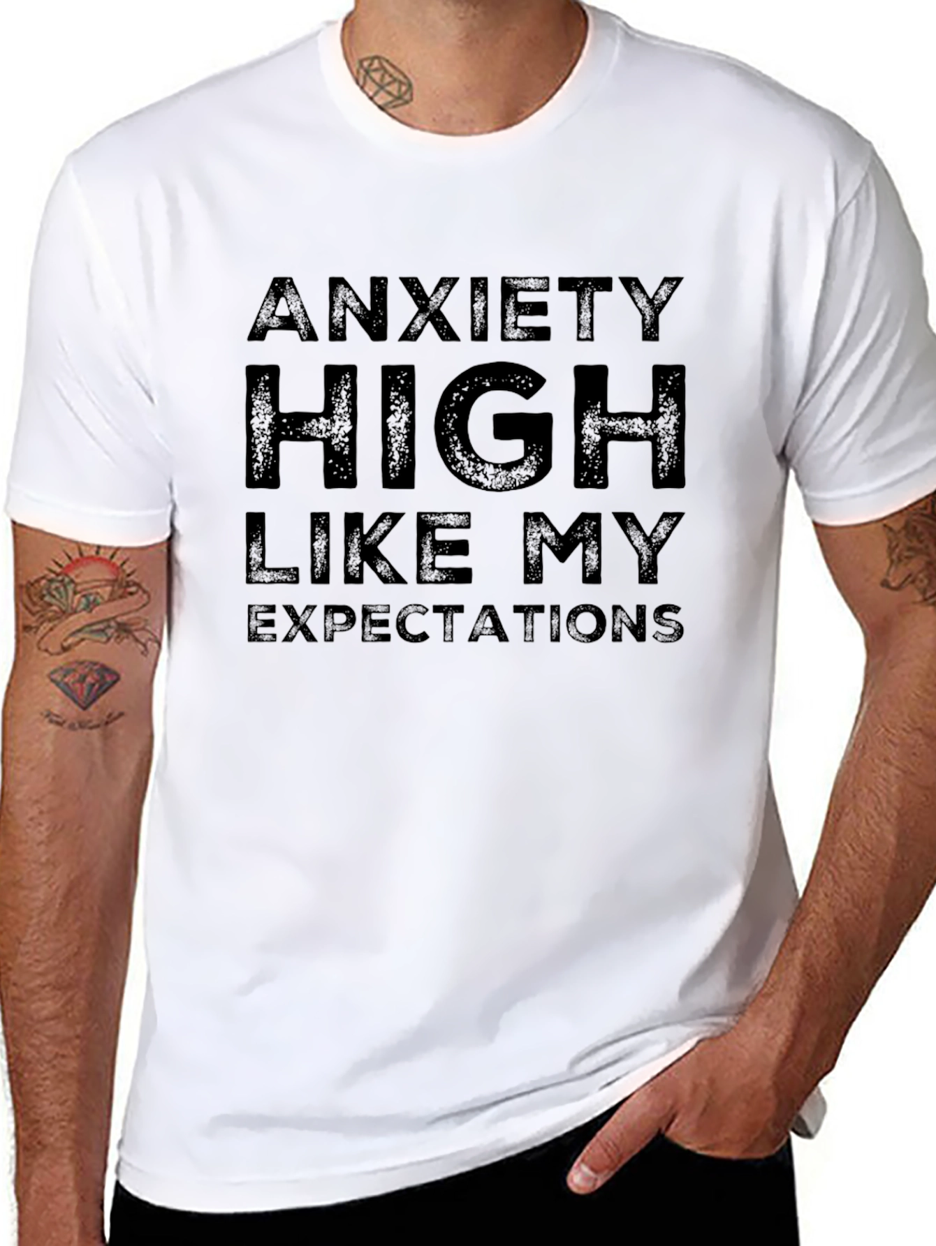 Anxiety High T-Shirt - Sarcastic Graphic Tee