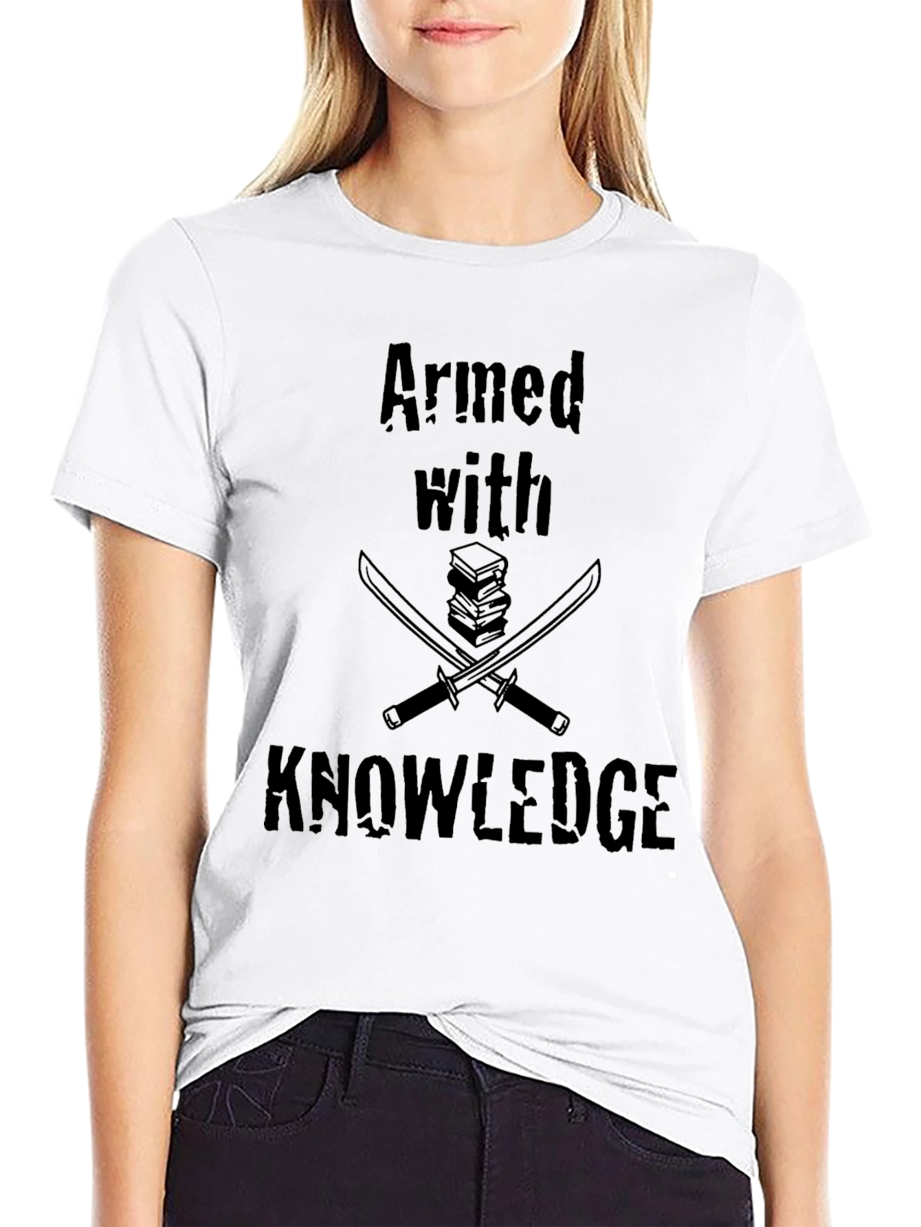 Armed with Knowledge Graphic T-Shirt