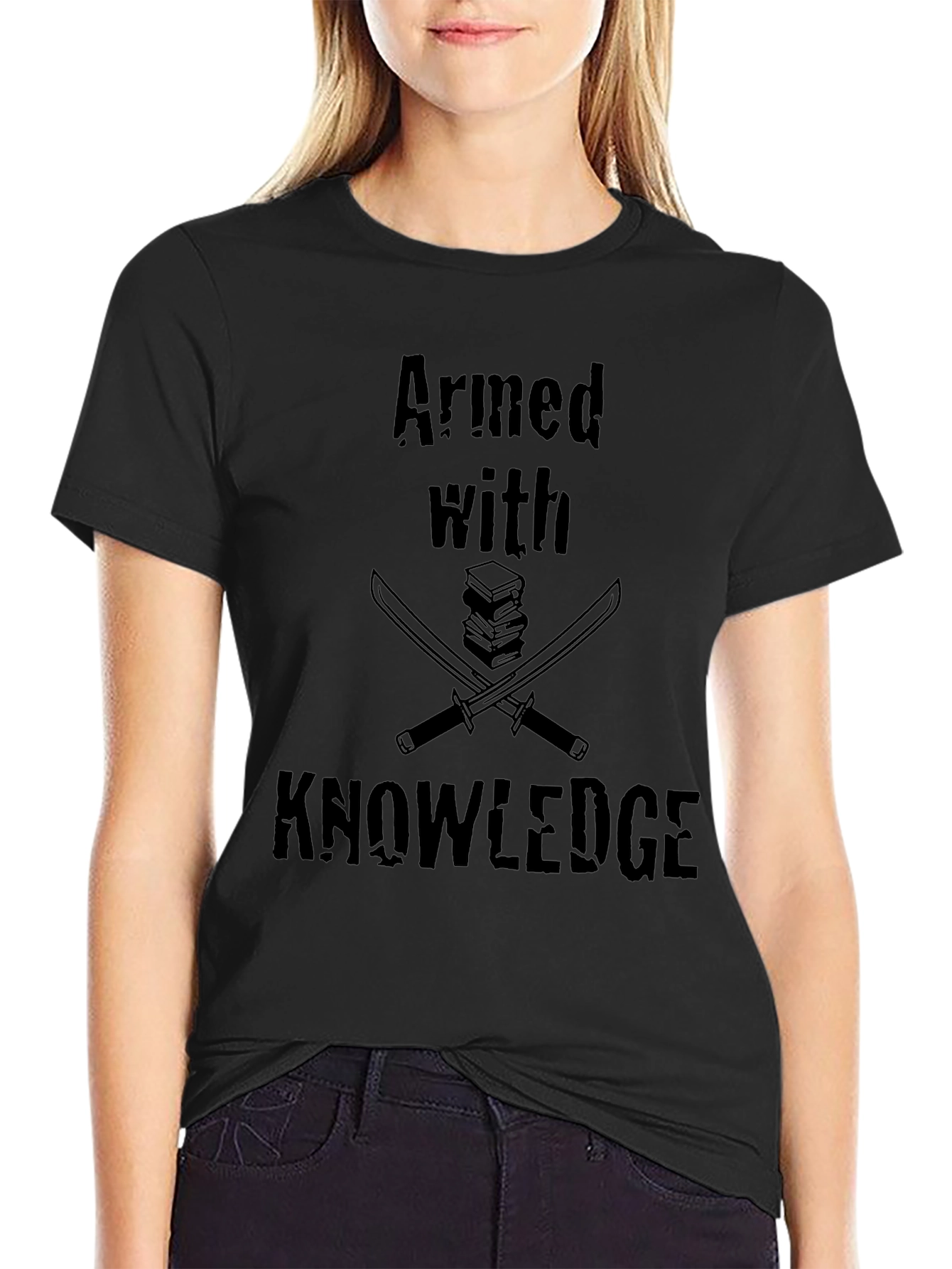 Armed with Knowledge Graphic T-Shirt