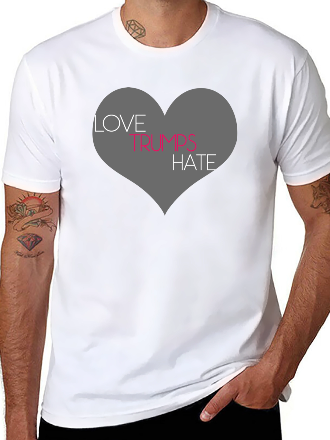 Love Trumps Hate Graphic T-Shirt