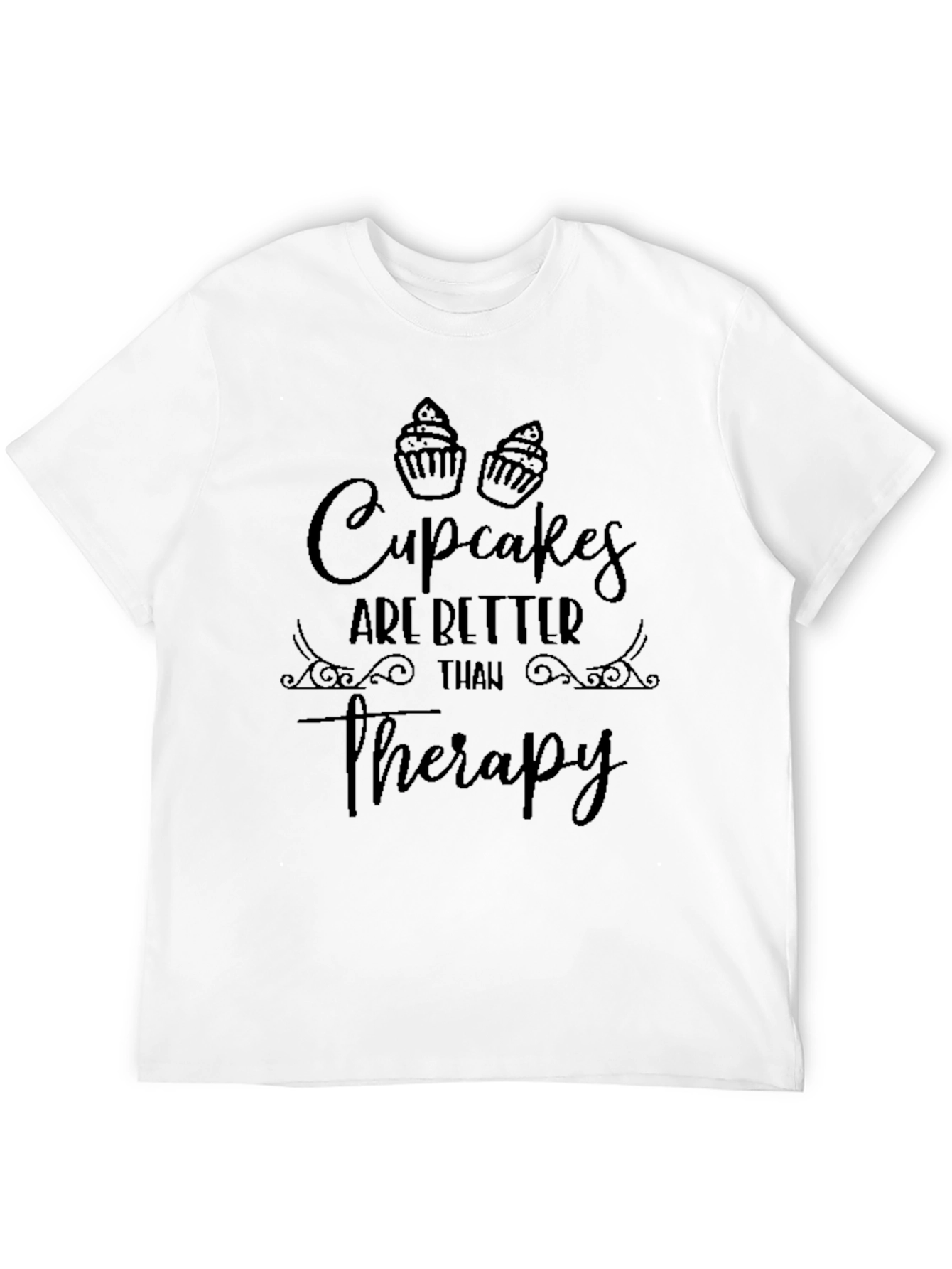 Cupcakes Are Better Than Therapy Graphic Tee