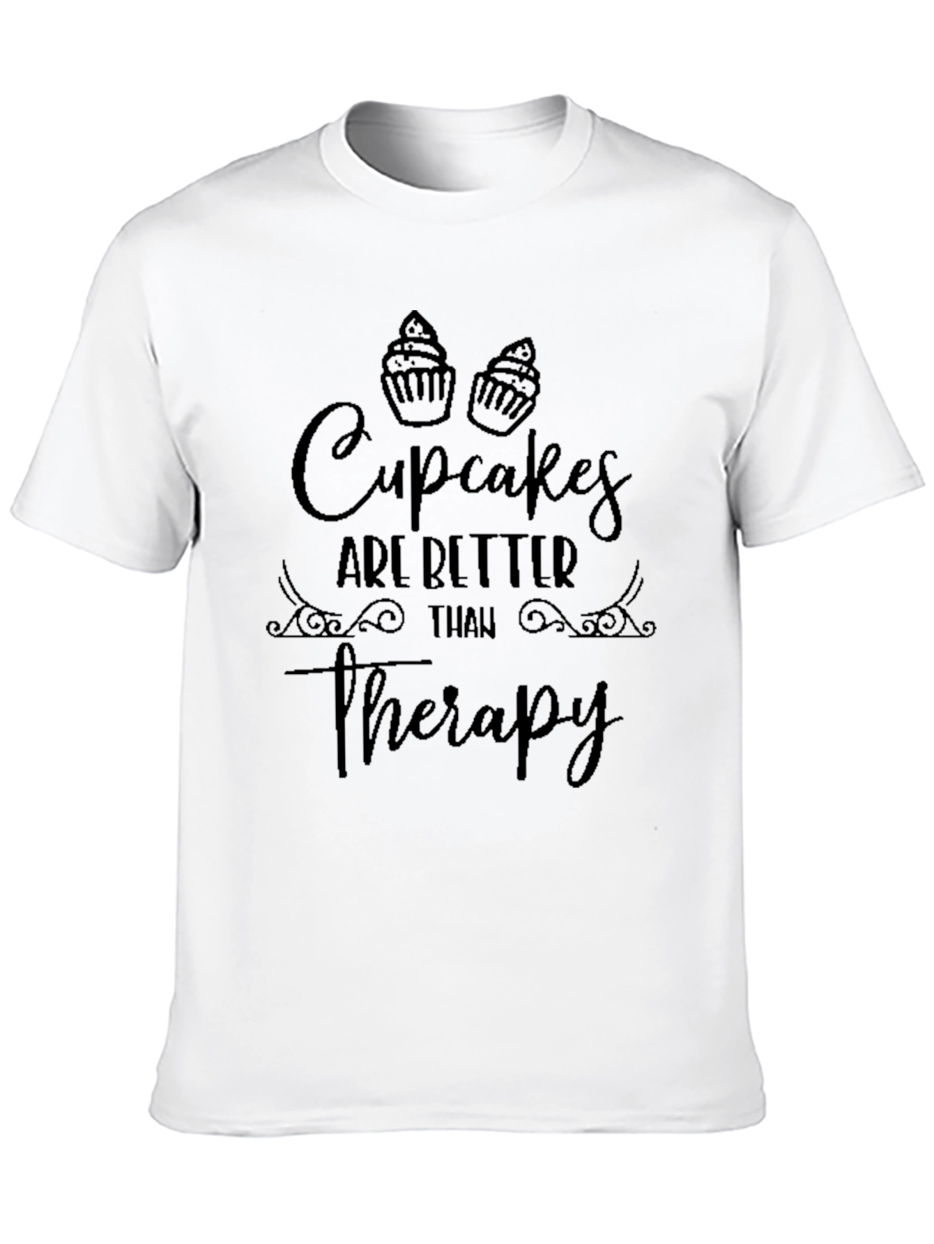 Cupcakes Are Better Than Therapy Graphic Tee
