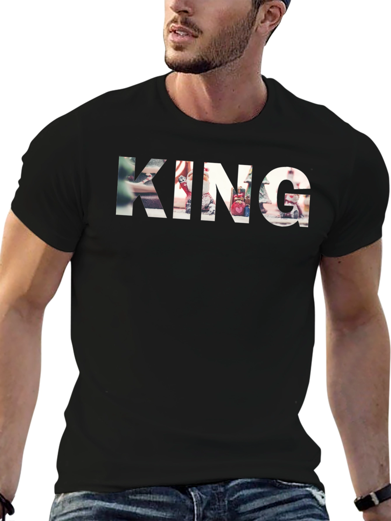 KING Graphic Black T-Shirt