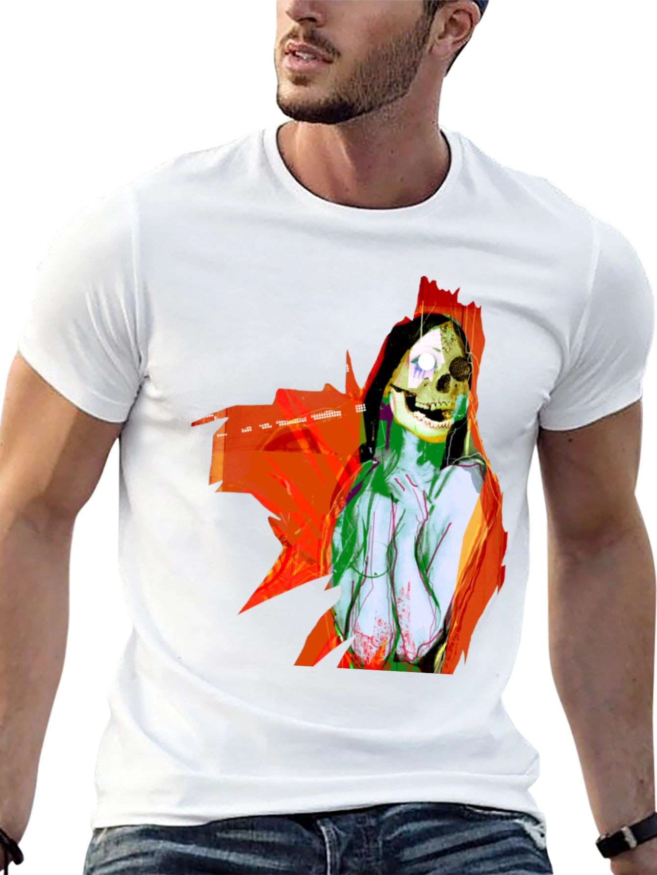Skull Woman Graphic T-Shirt
