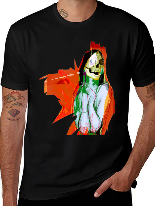 Skull Woman Graphic T-Shirt