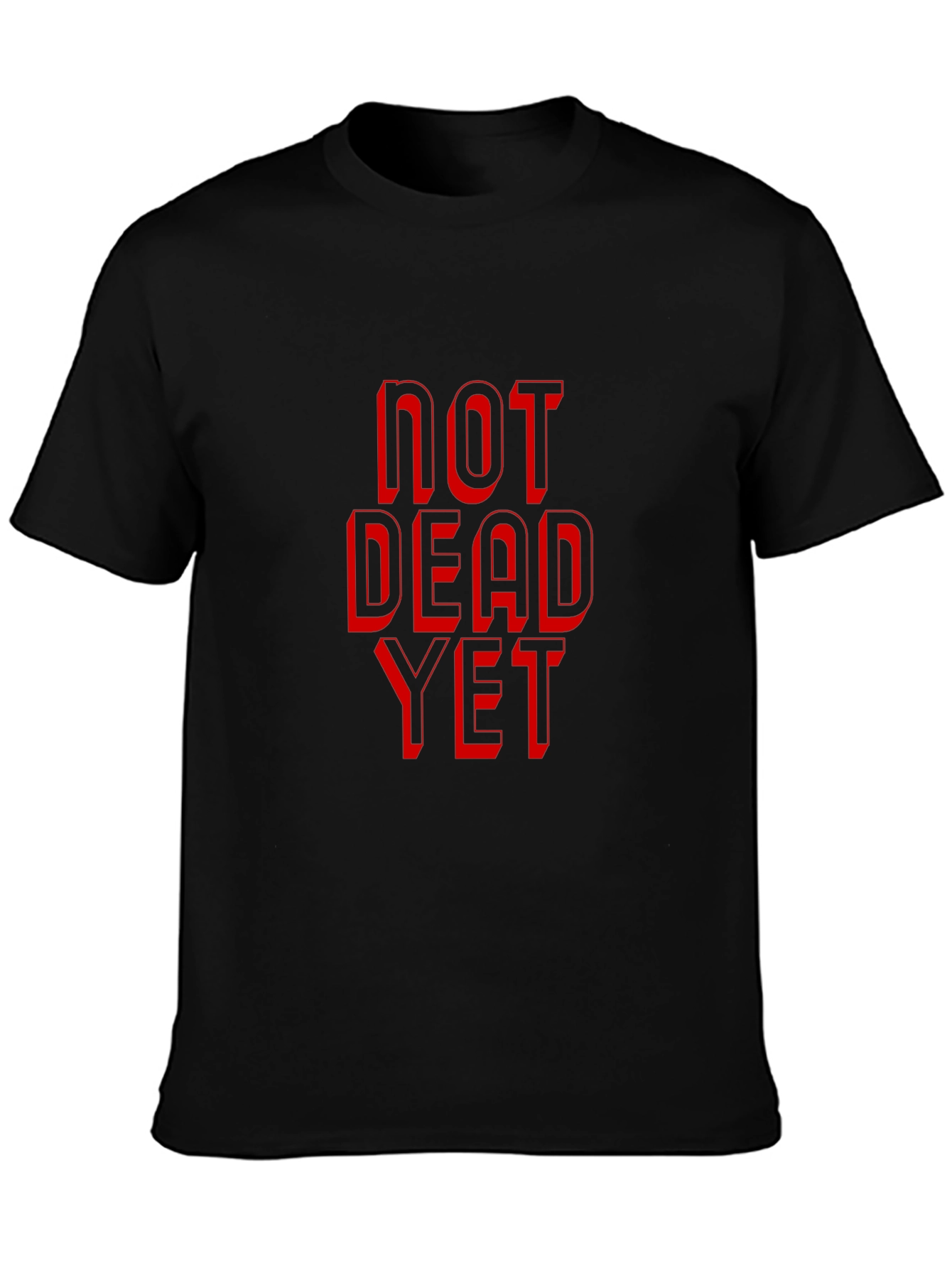 Not Dead Yet Graphic Tee - Black