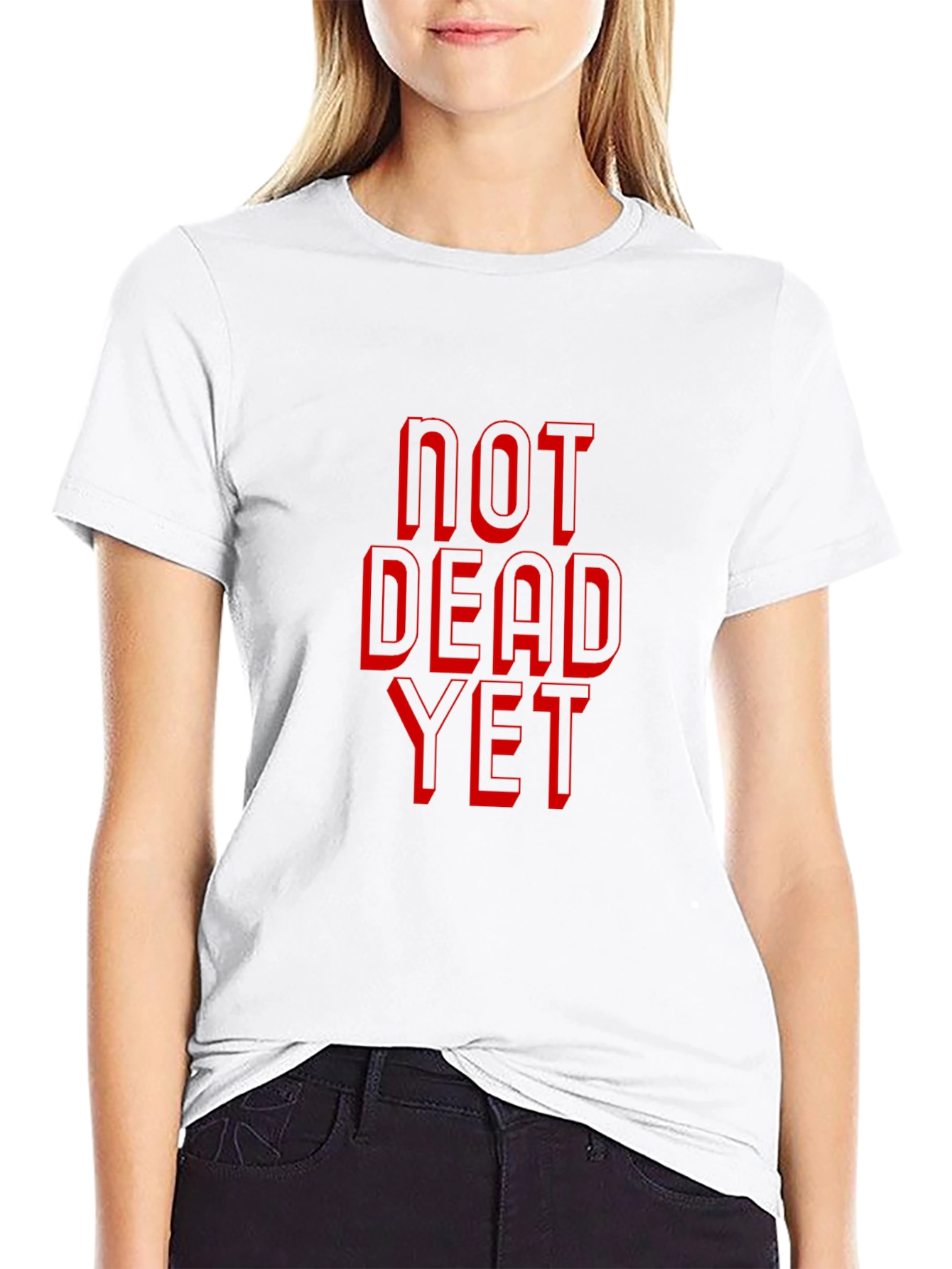 Not Dead Yet Graphic Tee - Black