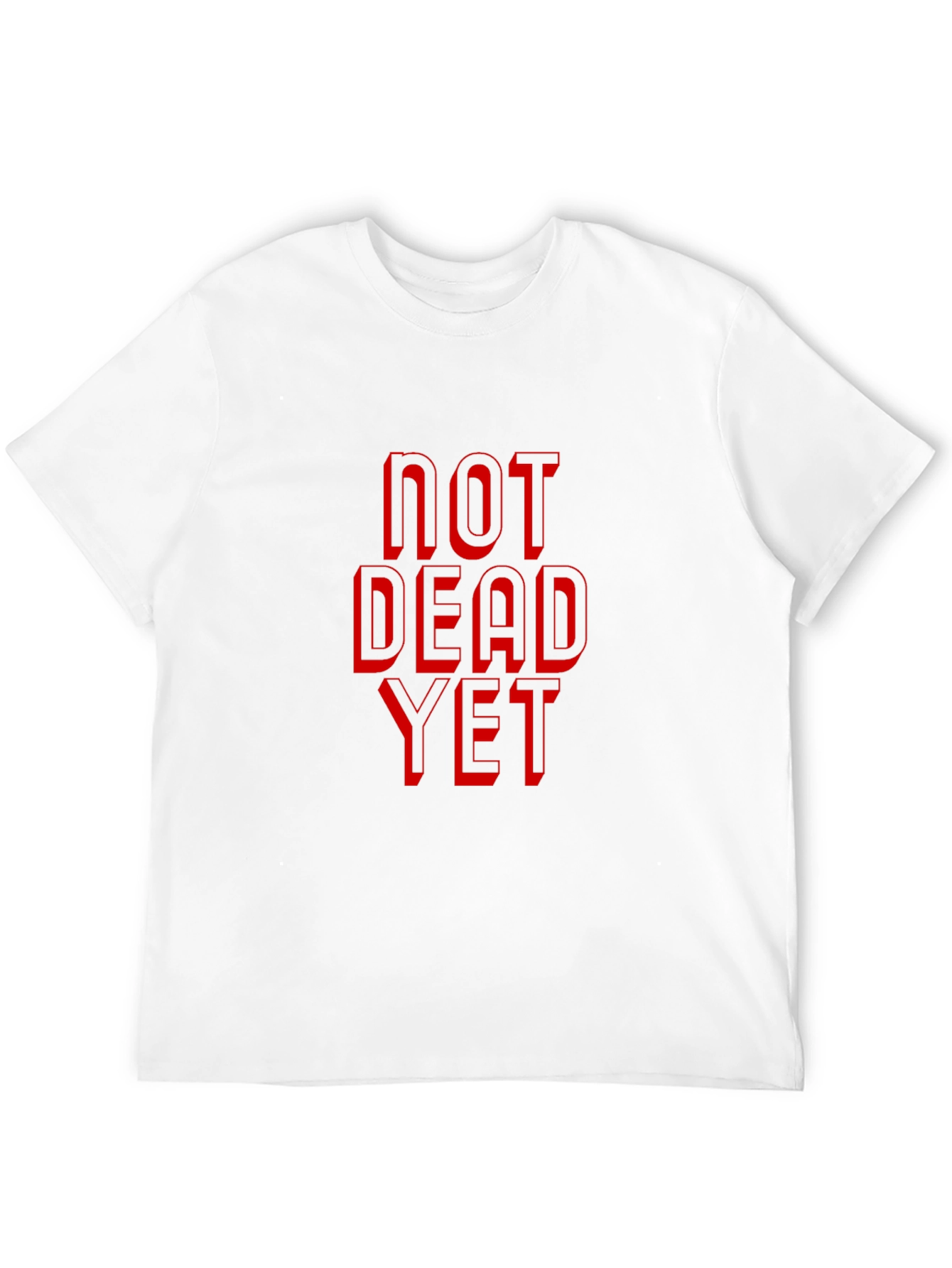 Not Dead Yet Graphic Tee - Black