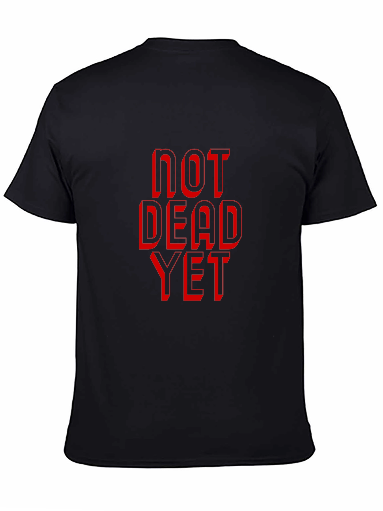 Not Dead Yet Graphic Tee - Black