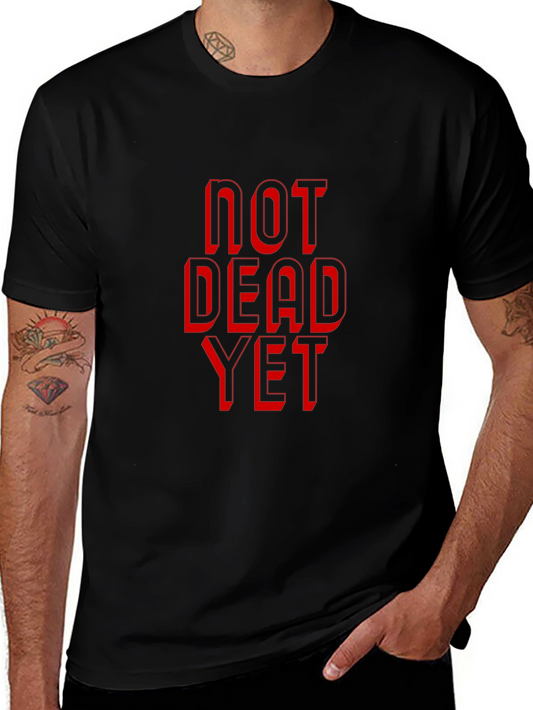 Not Dead Yet Graphic Tee - Black