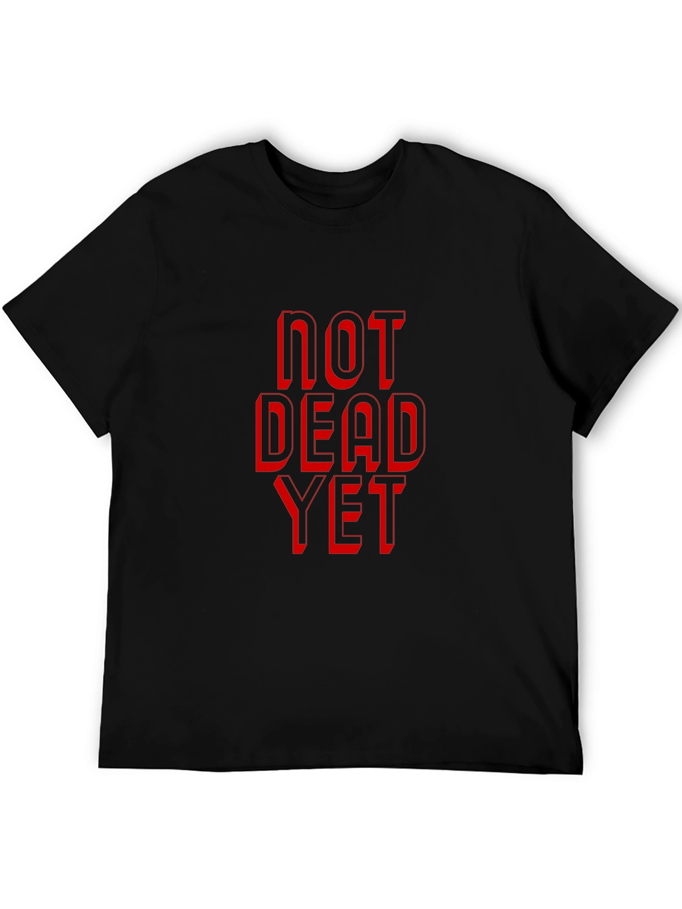 Not Dead Yet Graphic Tee - Black