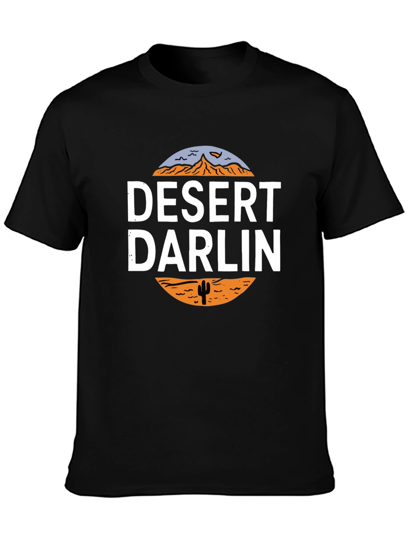 Desert Darlin Graphic Tee - Black Unisex T-Shirt