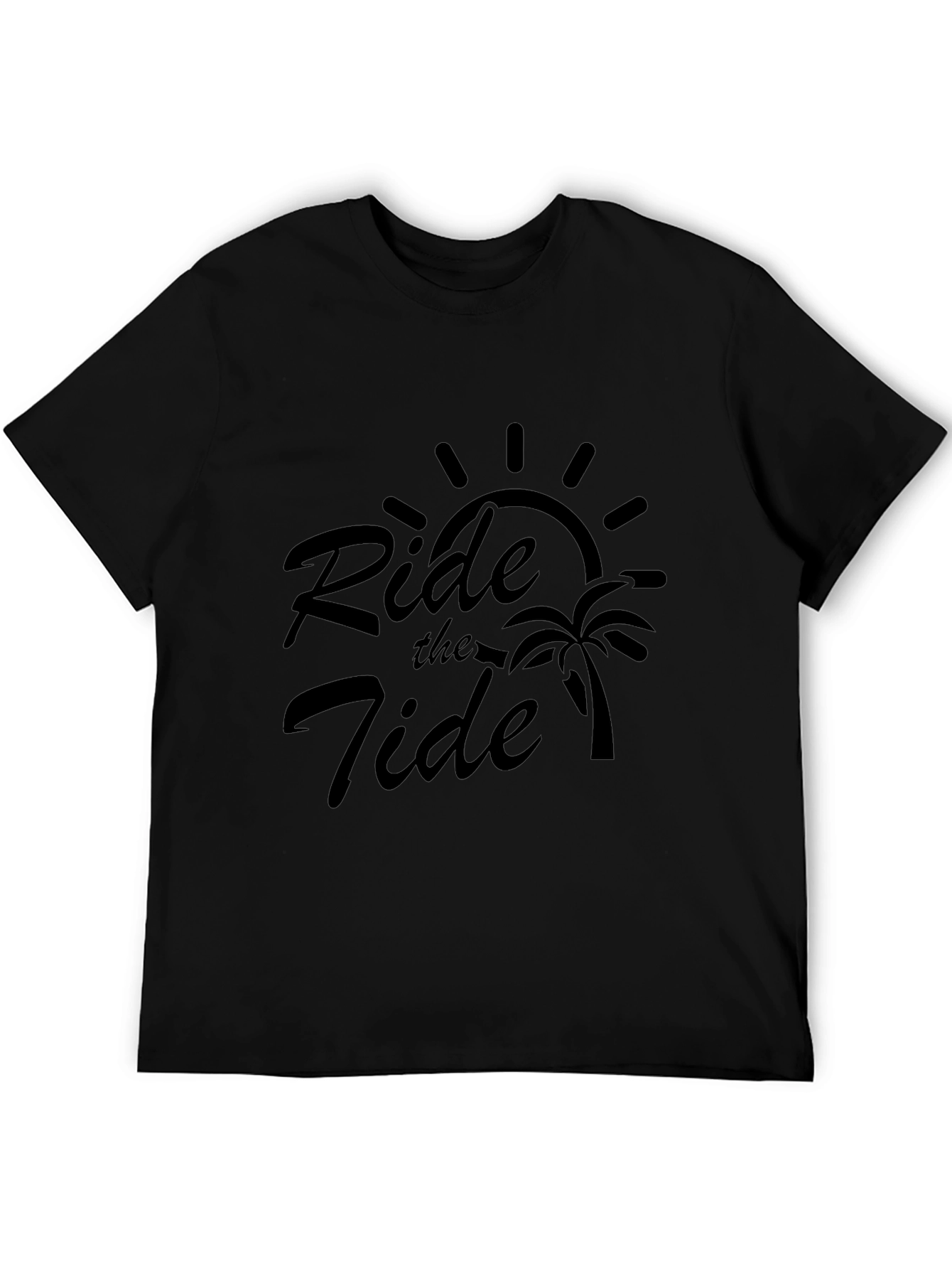 Ride the Tide Graphic Tee - Black
