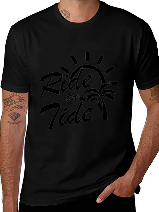 Ride the Tide Graphic Tee - Black