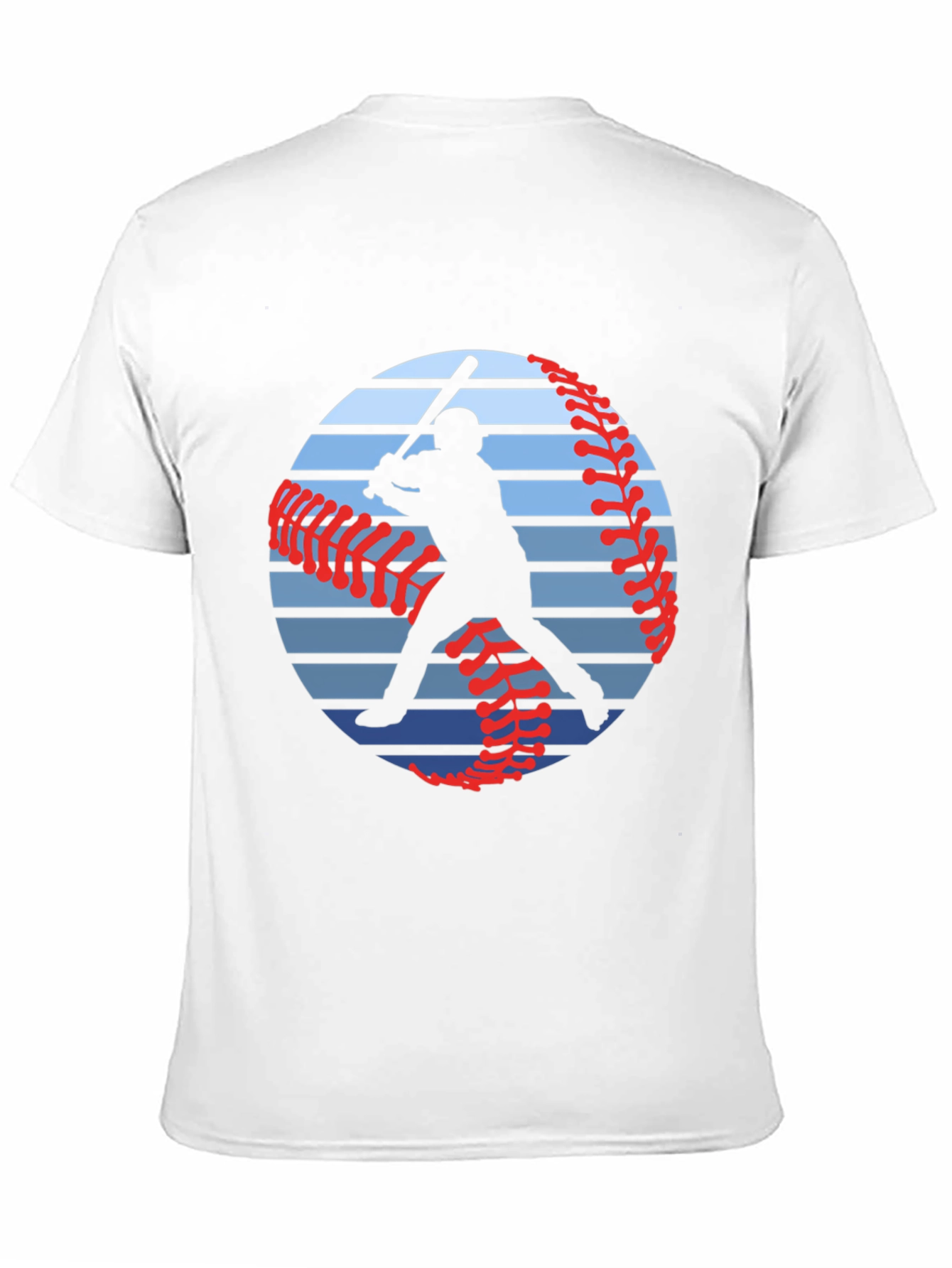 Baseball Silhouette Graphic T-Shirt