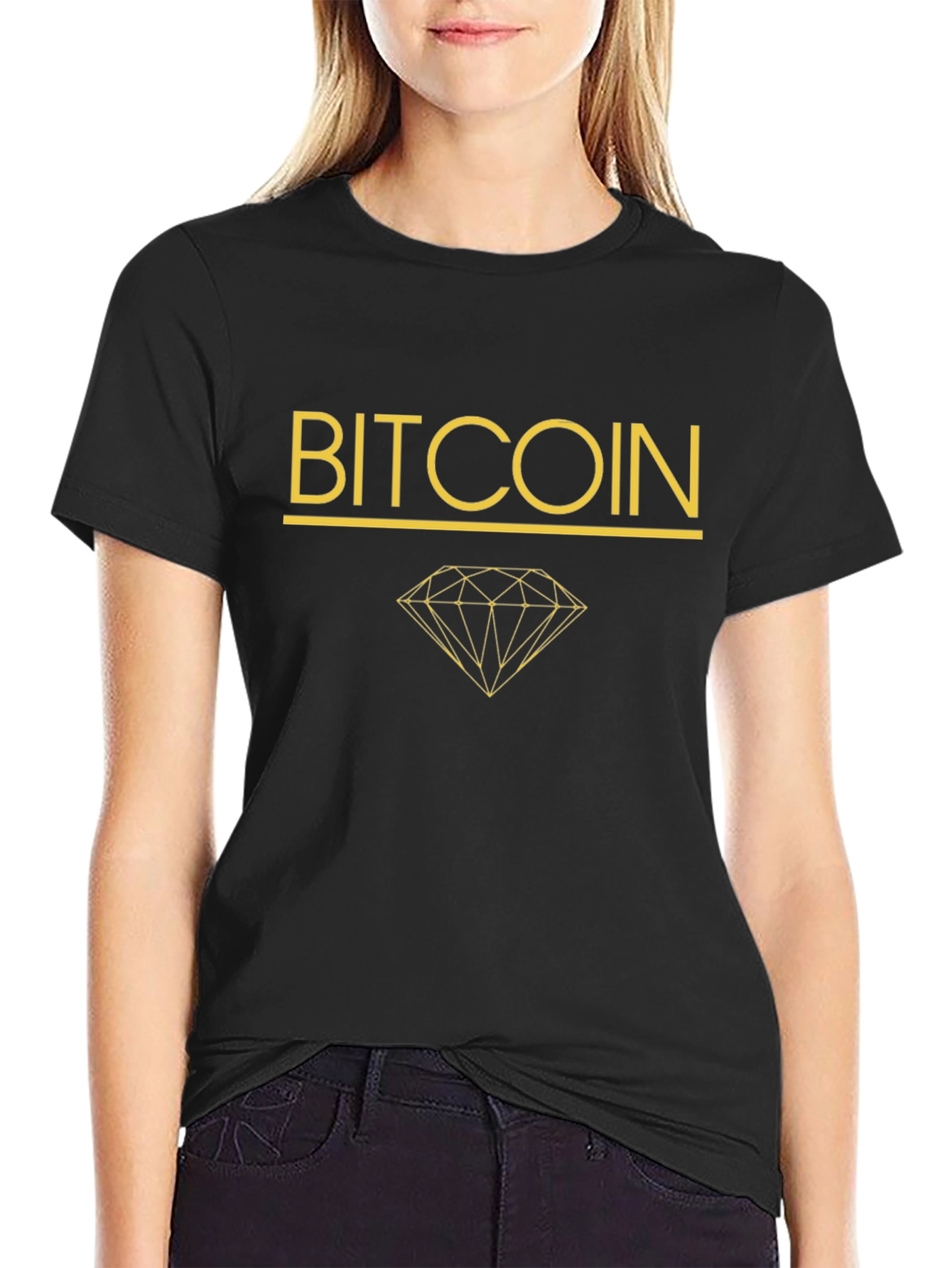 Bitcoin Diamond Graphic Tee - Crypto Fan Apparel