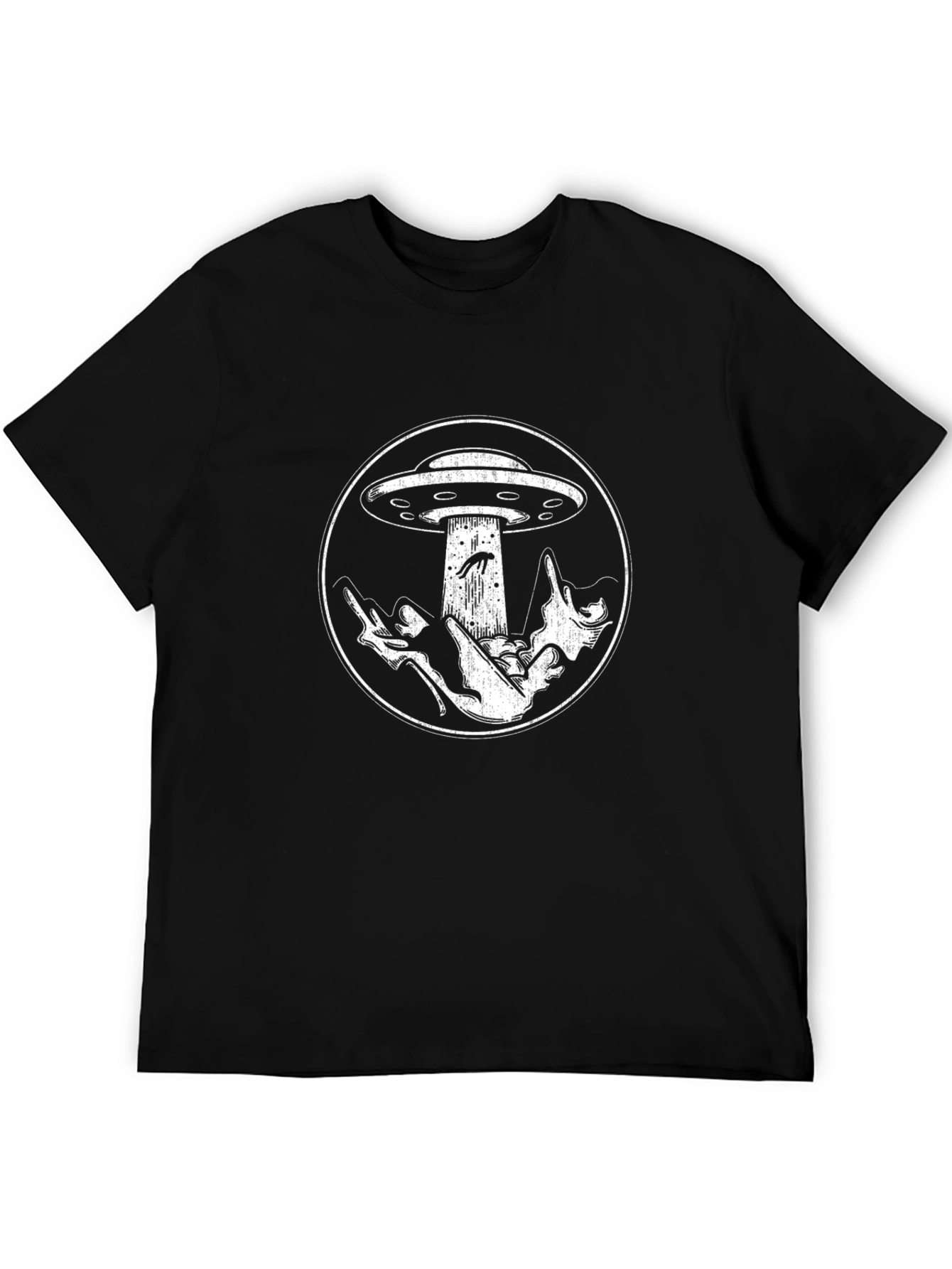 UFO Abduction Graphic T-Shirt