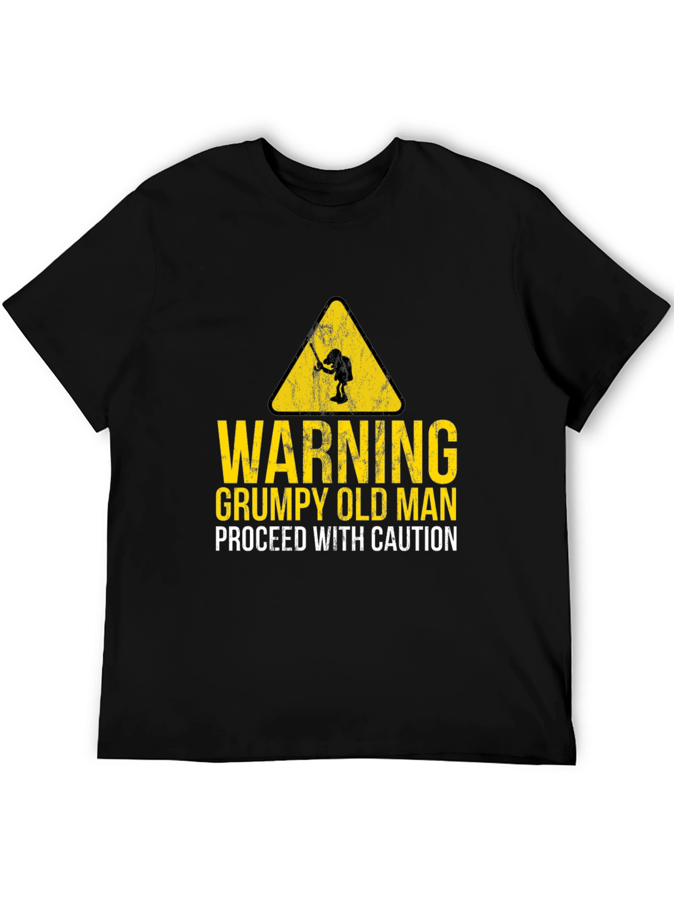 Grumpy Old Man Warning Graphic Tee