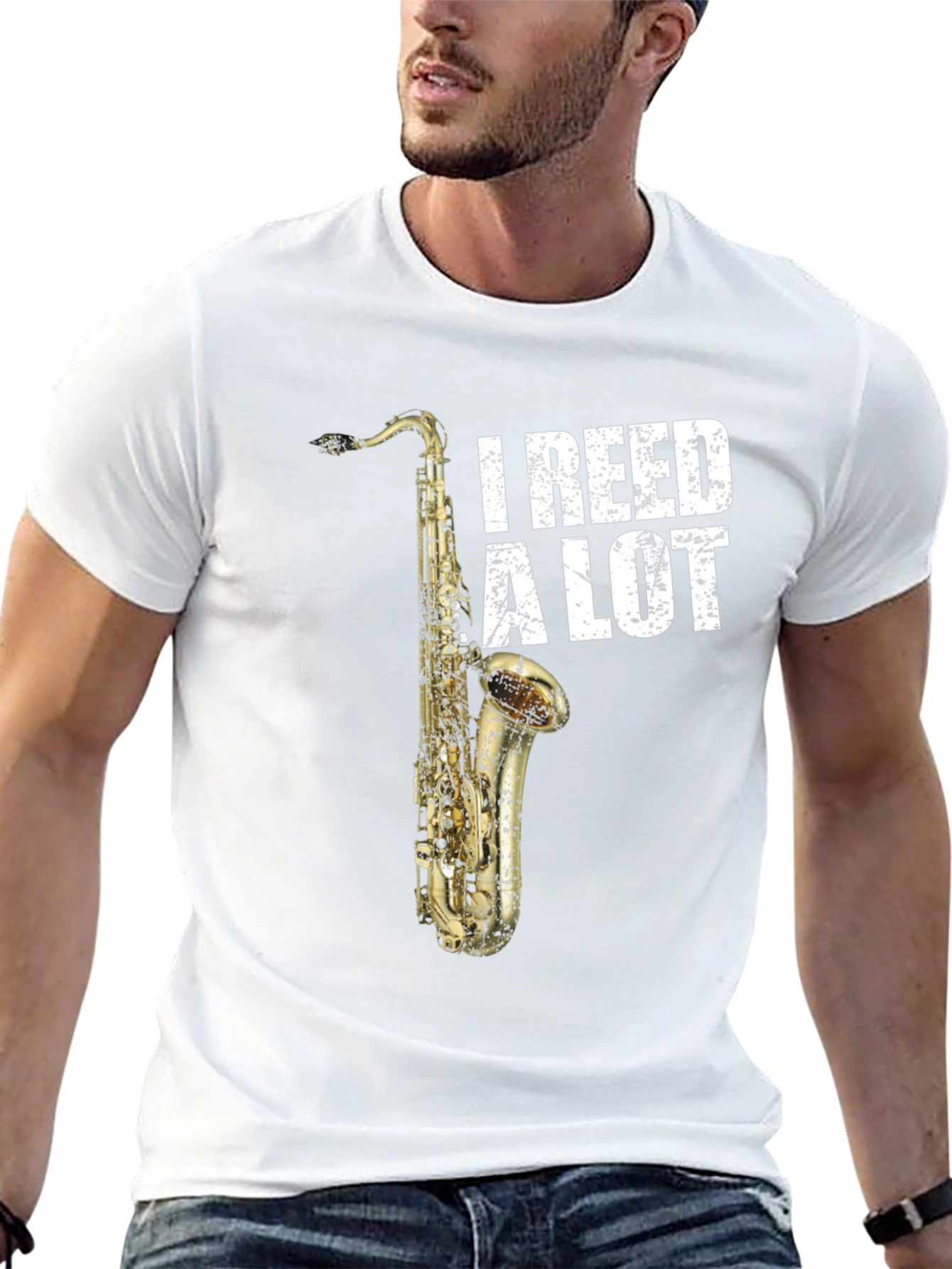 I Reed A Lot Saxophone Musician T-Shirt