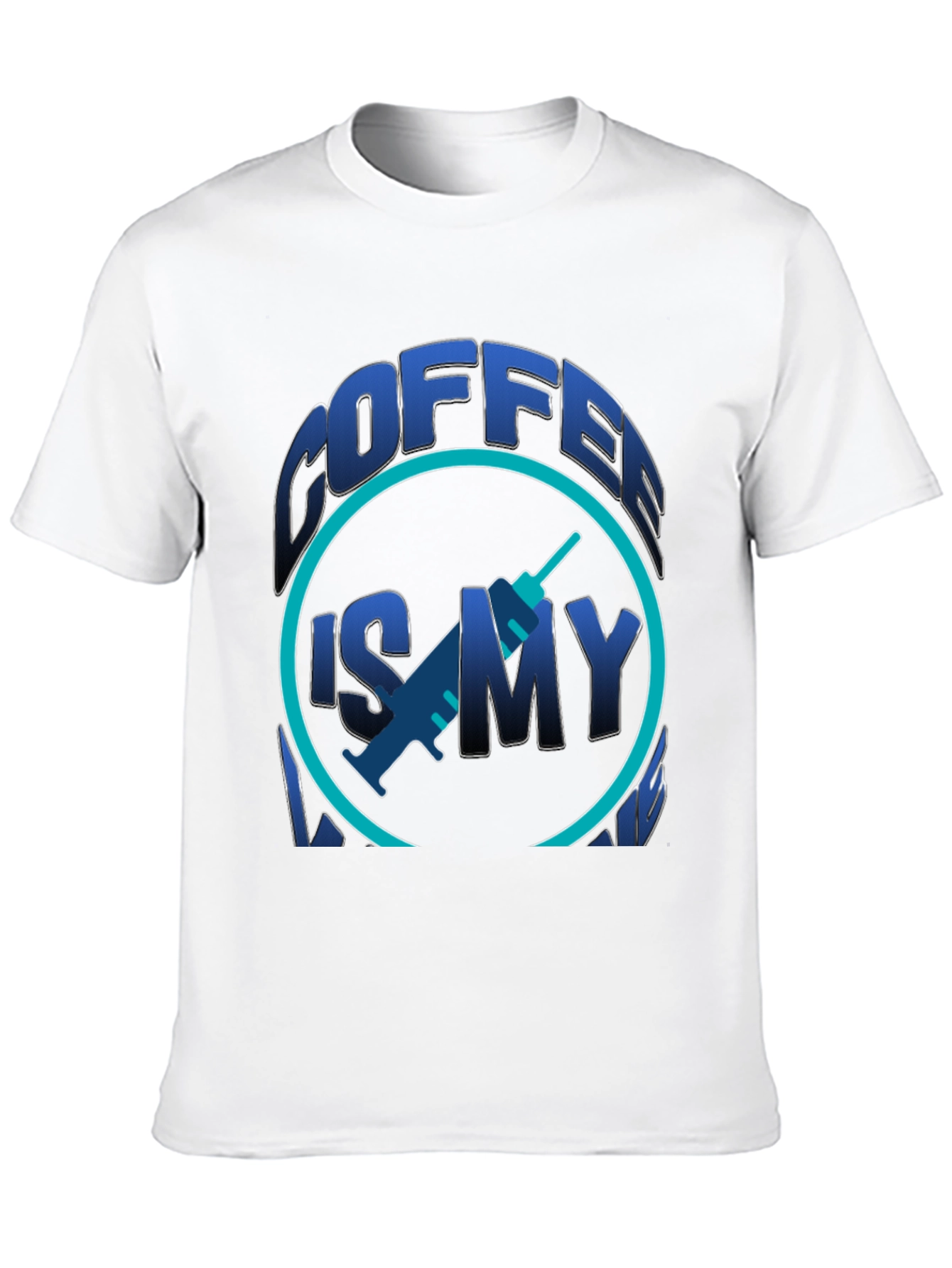 Coffee is My Vaccine Black Graphic Tee