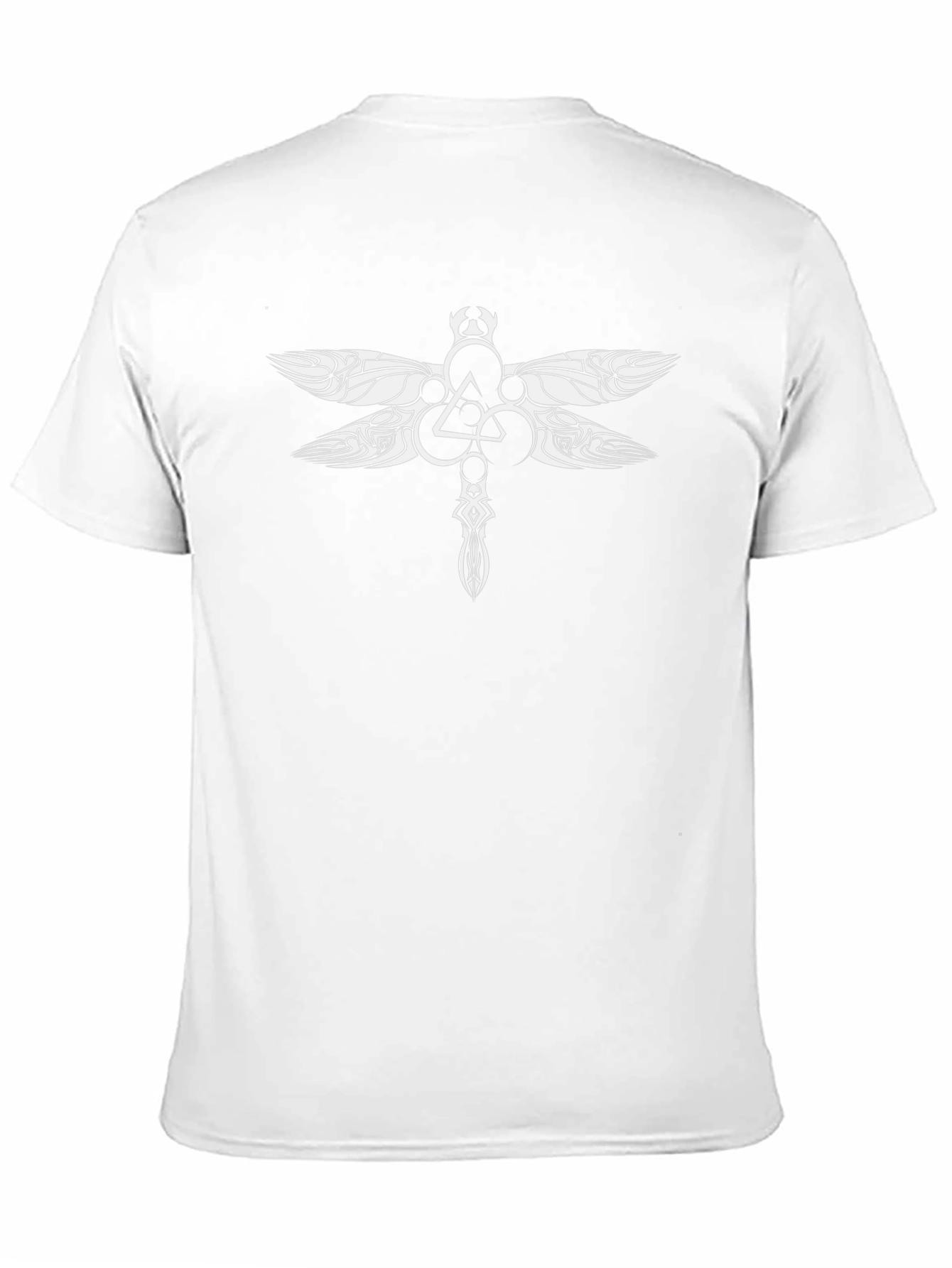 Dragonfly Graphic Tee - Stylish Black Cotton Blend