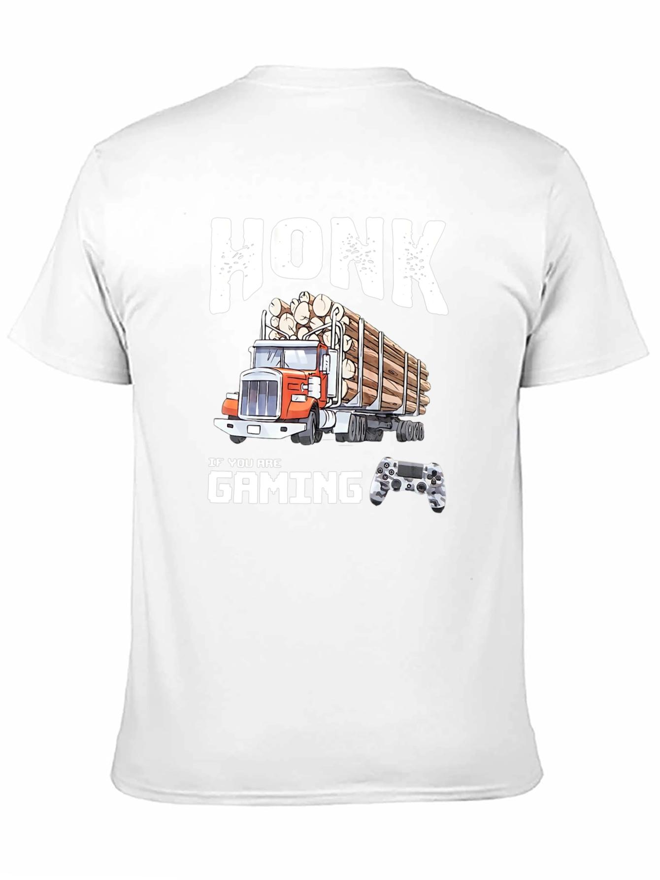 Honk If You Are Gaming Funny Trucker T-Shirt